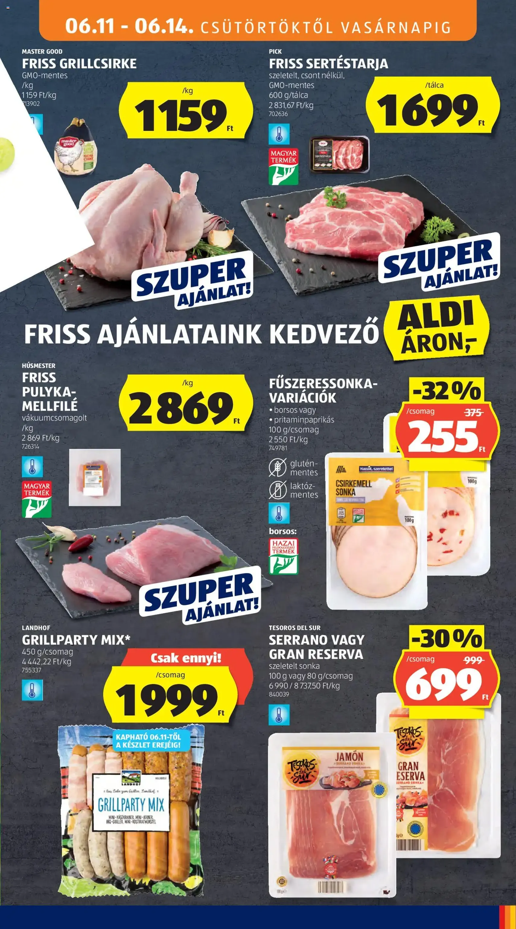 Aldi akciós újság - 2026.06.11. érvényes szórólap 11 oldal 61 oldalból