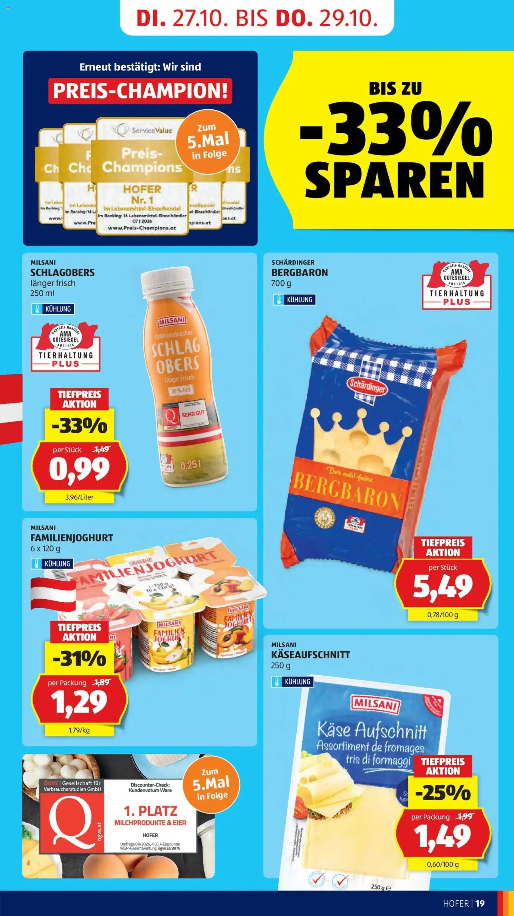 Hofer Flugblatt - Gültiger Prospekt ab 23.10.2026, Seite 27 von insgesamt 50