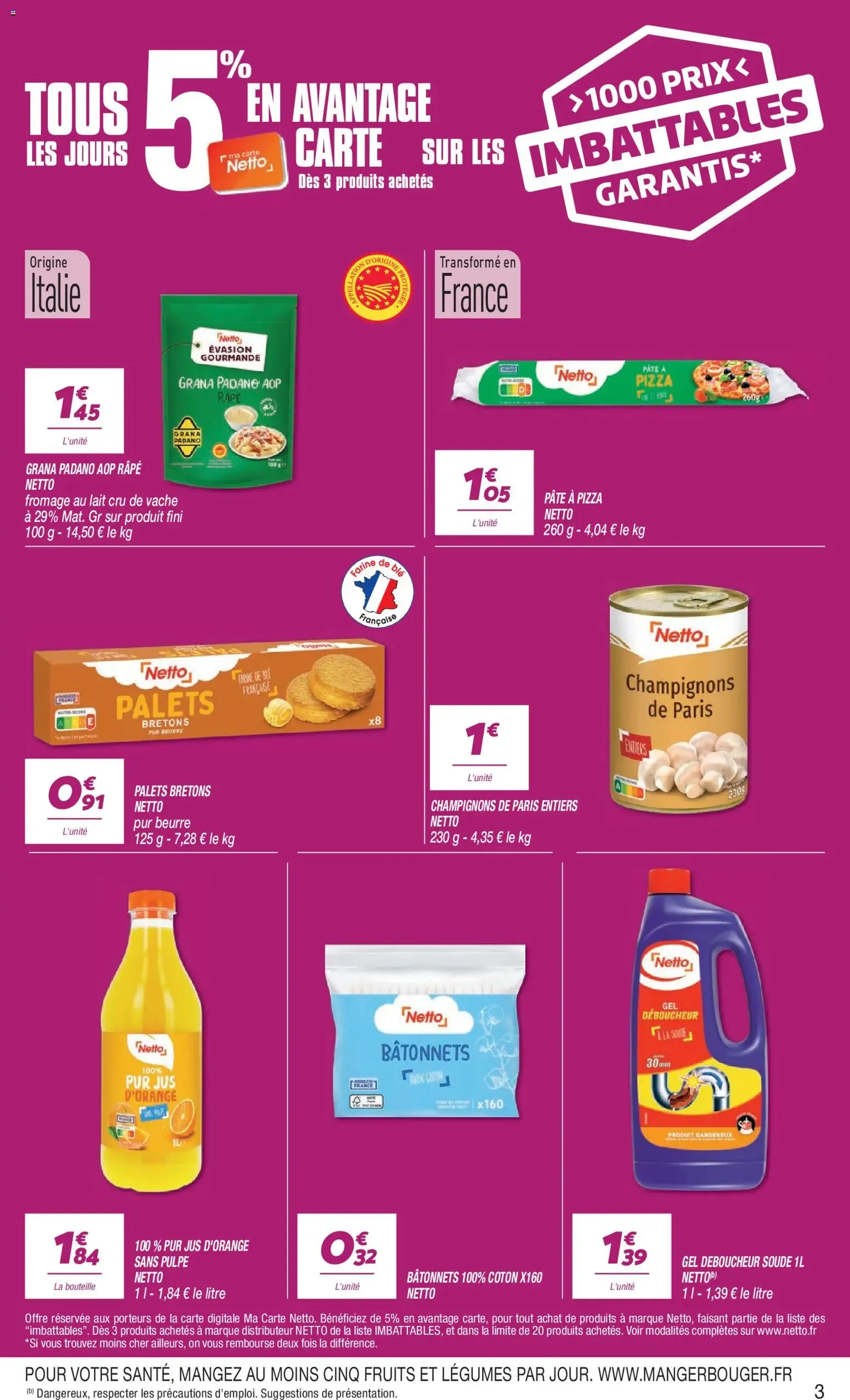 Netto catalogue - brochure valable à partir du 18/08/2026, page 3 sur 16