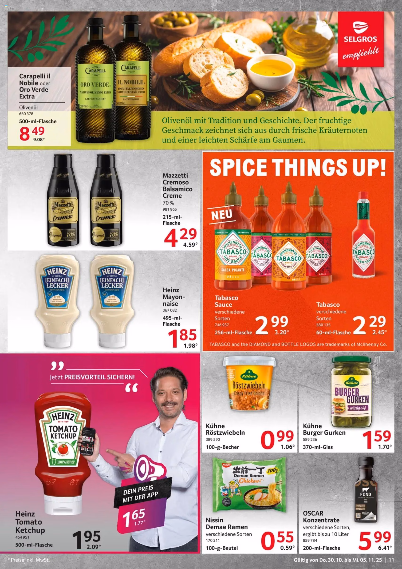 Selgros Prospekt - Gültiger Prospekt ab 30.10.2025, Seite 11 von insgesamt 32 Selgros Prospekt - Gültiger Prospekt ab 30.10.2025, Seite 11 von insgesamt 32