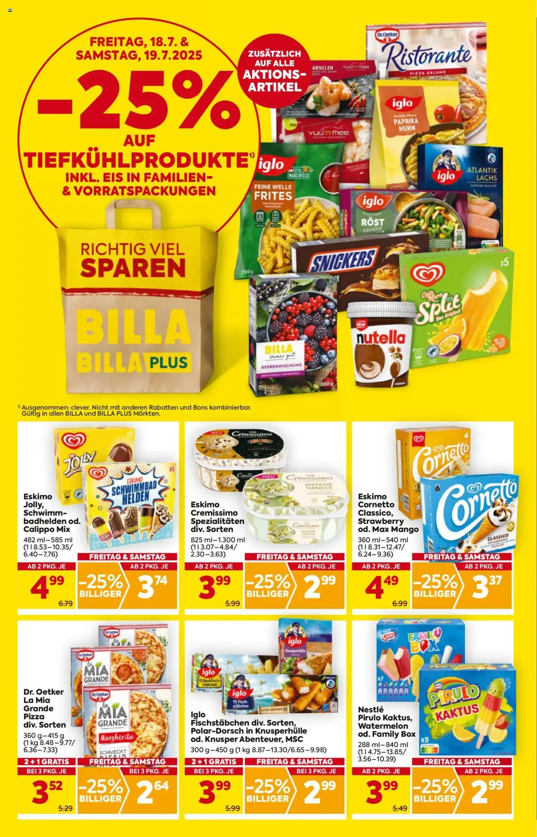 Billa Flugblatt - Gültiger Prospekt ab 17.07.2025, Seite 2 von insgesamt 16 Billa Flugblatt - Gültiger Prospekt ab 17.07.2025, Seite 2 von insgesamt 16