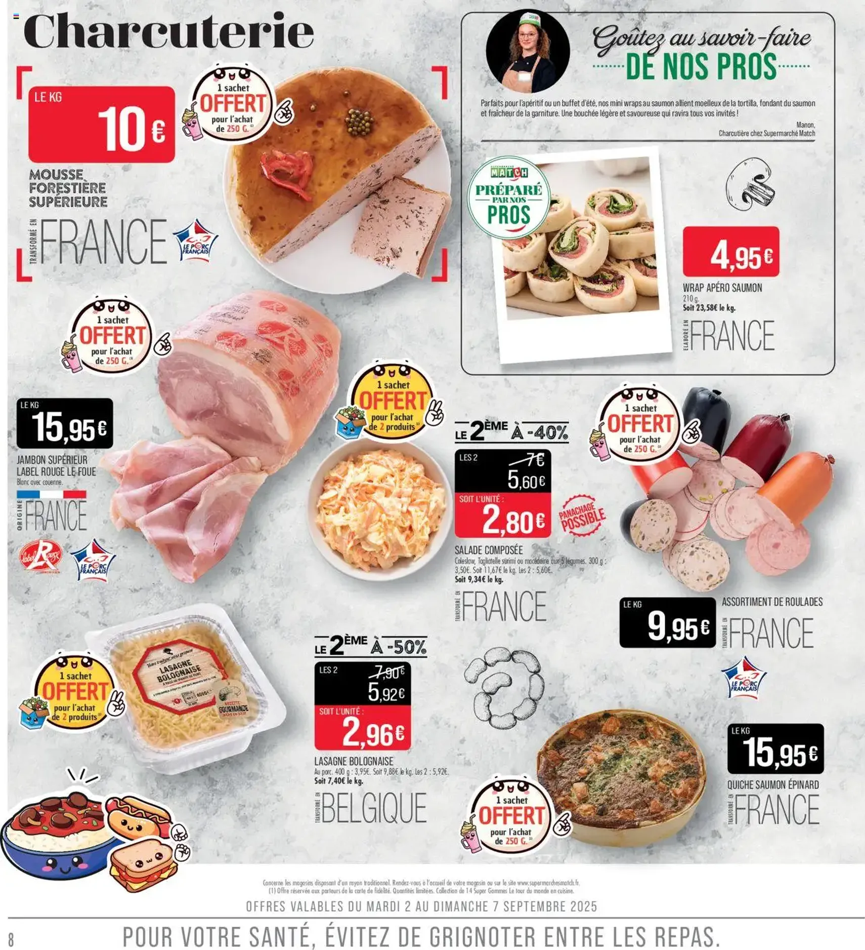 Match Supermarché catalogue - brochure valable à partir du 02/09/2025, page 8 sur 26 Match Supermarché catalogue - brochure valable à partir du 02/09/2025, page 8 sur 26