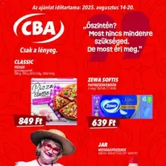 CBA Akciós újság - szórólap előnézete érvényes 2025.08.14. -tól
