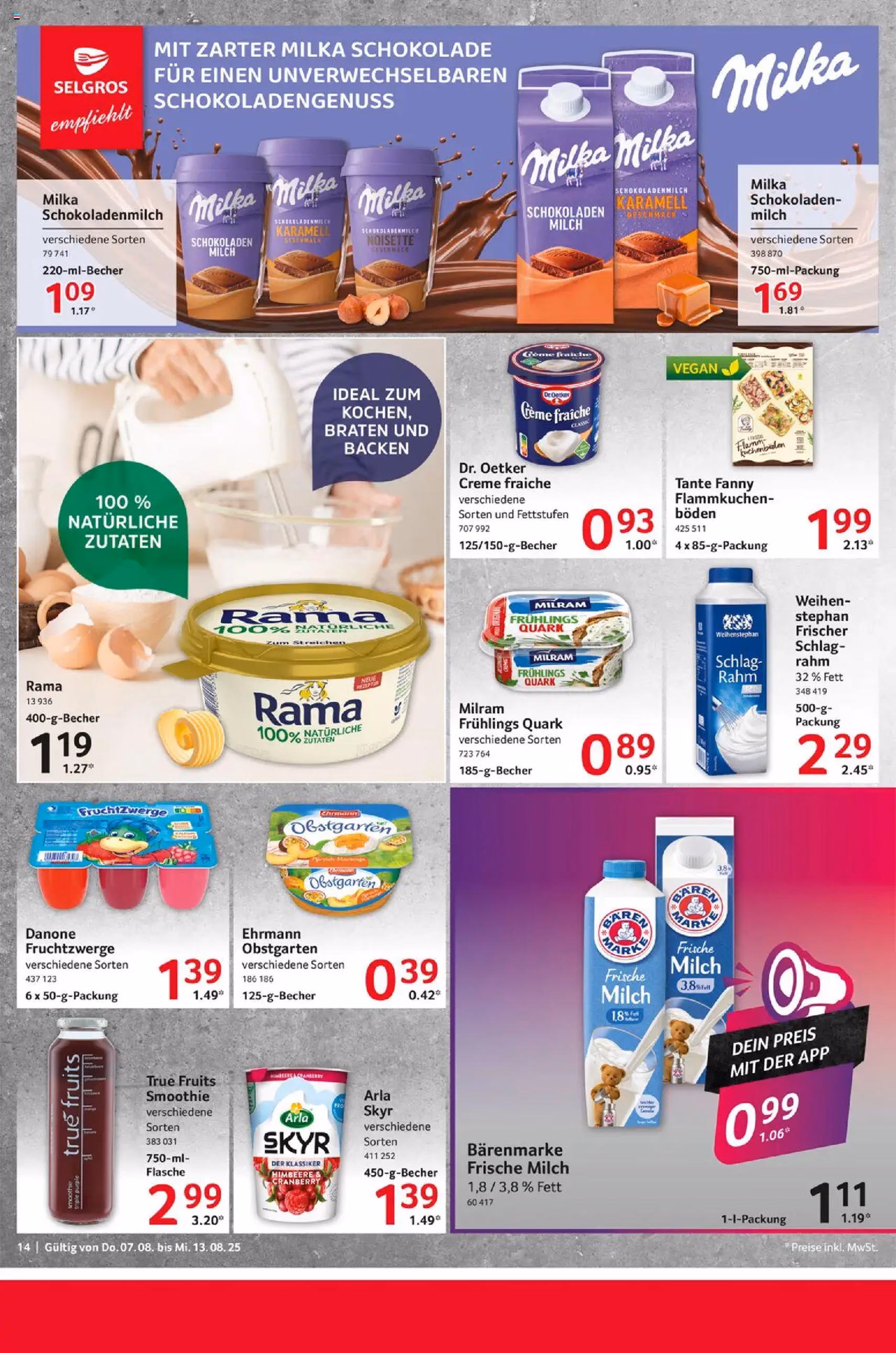 Selgros Prospekt - Gültiger Prospekt ab 07.08.2025, Seite 14 von insgesamt 32 Selgros Prospekt - Gültiger Prospekt ab 07.08.2025, Seite 14 von insgesamt 32