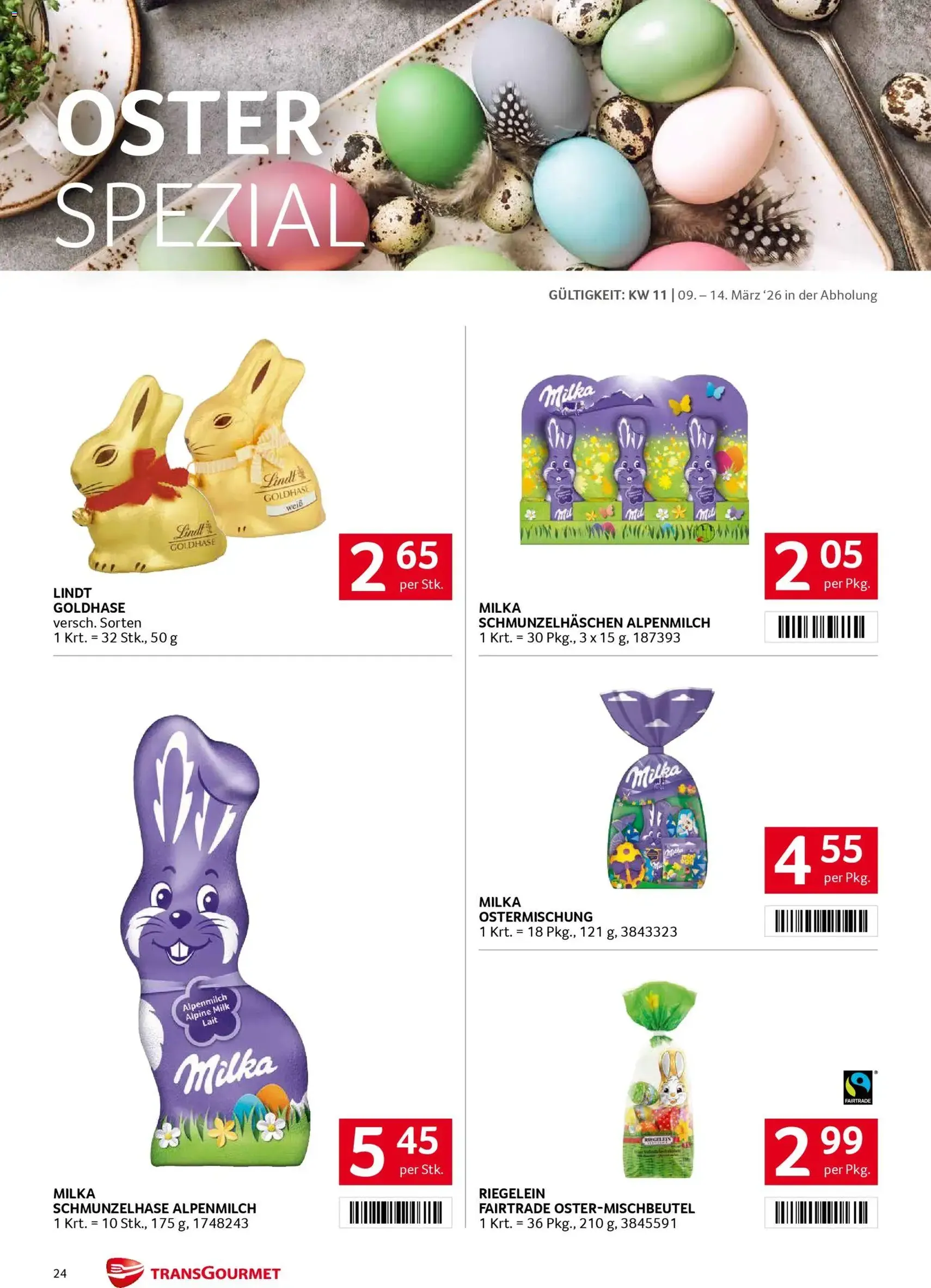 Transgourmet Flugblatt - Gültiger Prospekt ab 08.03.2026, Seite 24 von insgesamt 32