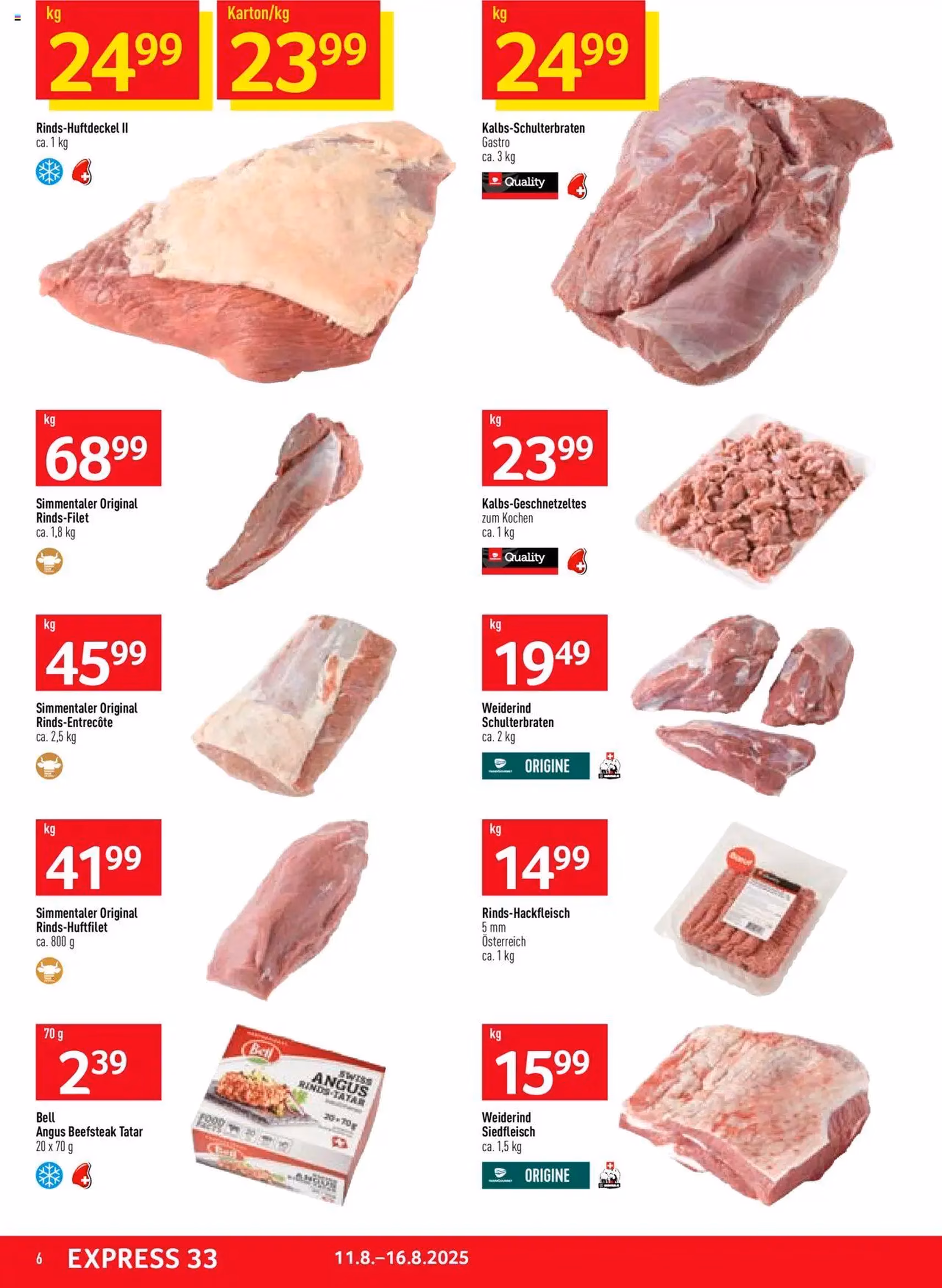 Prodega Aktionen - Gültiger Prospekt ab 11.08.2025, Seite 6 von insgesamt 36 Prodega Aktionen - Gültiger Prospekt ab 11.08.2025, Seite 6 von insgesamt 36