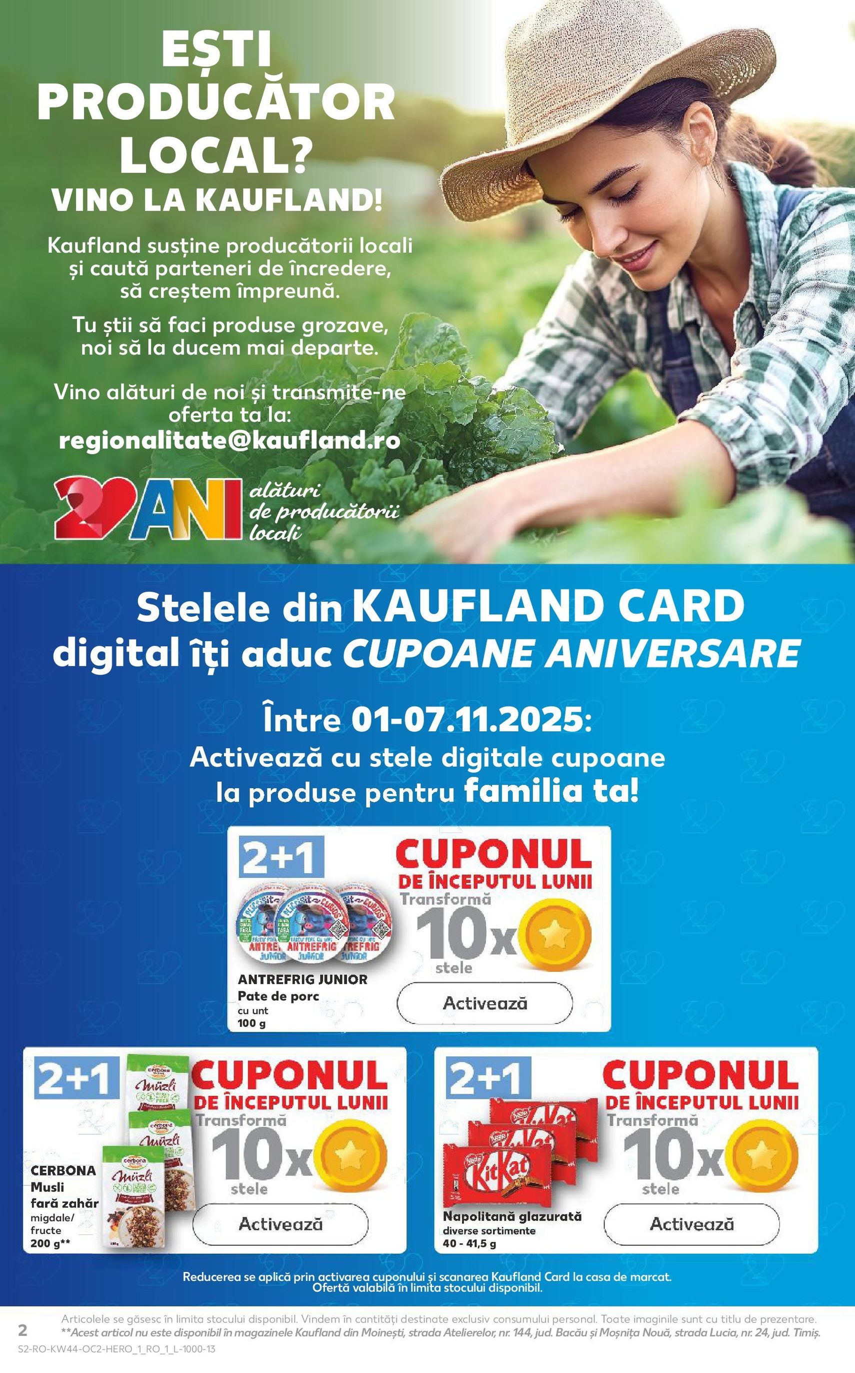 Catalog Kaufland - Bucureşti - cataloage valabile începând cu 29.10.2025 pagina 2 din 70 Catalog Kaufland - Bucureşti - cataloage valabile începând cu 29.10.2025 pagina 2 din 70