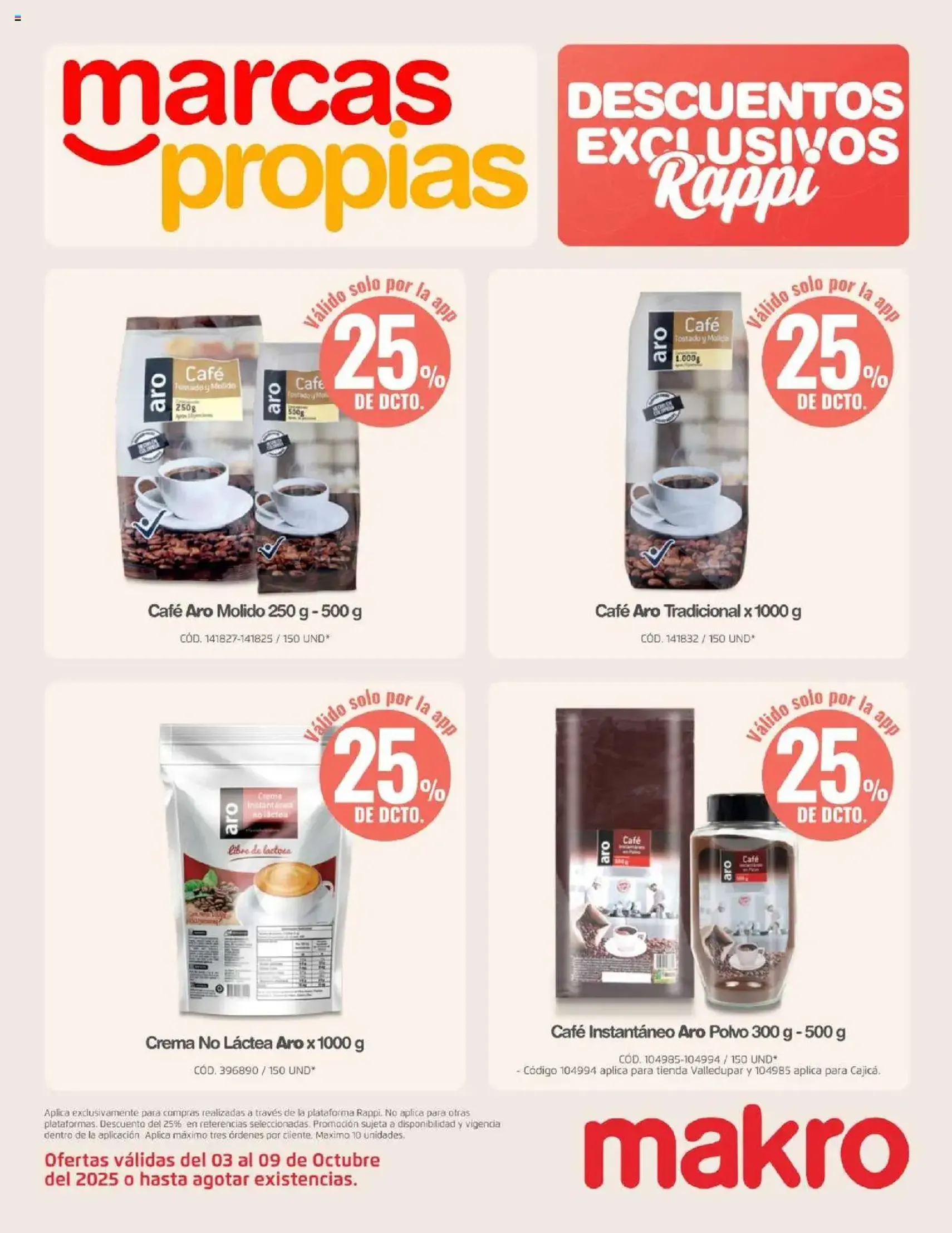 Makro - Quincena - folleto válido desde 03/10/2025 página 2 de 30 Makro - Quincena - folleto válido desde 03/10/2025 página 2 de 30