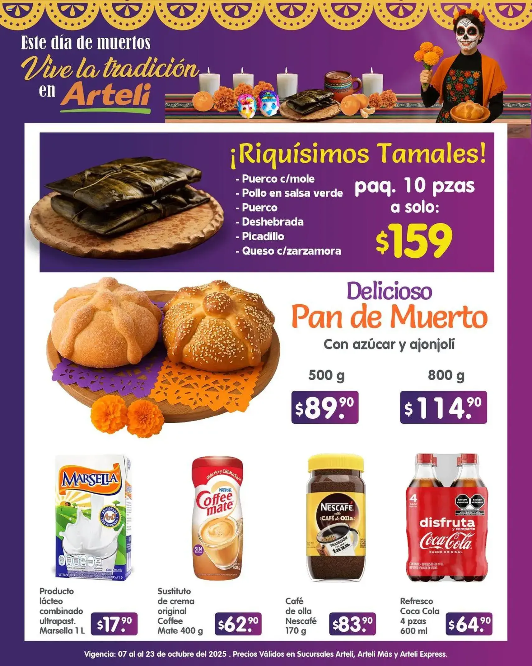 Arteli - Folleto Quincenal - folleto válido desde 07/10/2025 página 2 de 18 Arteli - Folleto Quincenal - folleto válido desde 07/10/2025 página 2 de 18