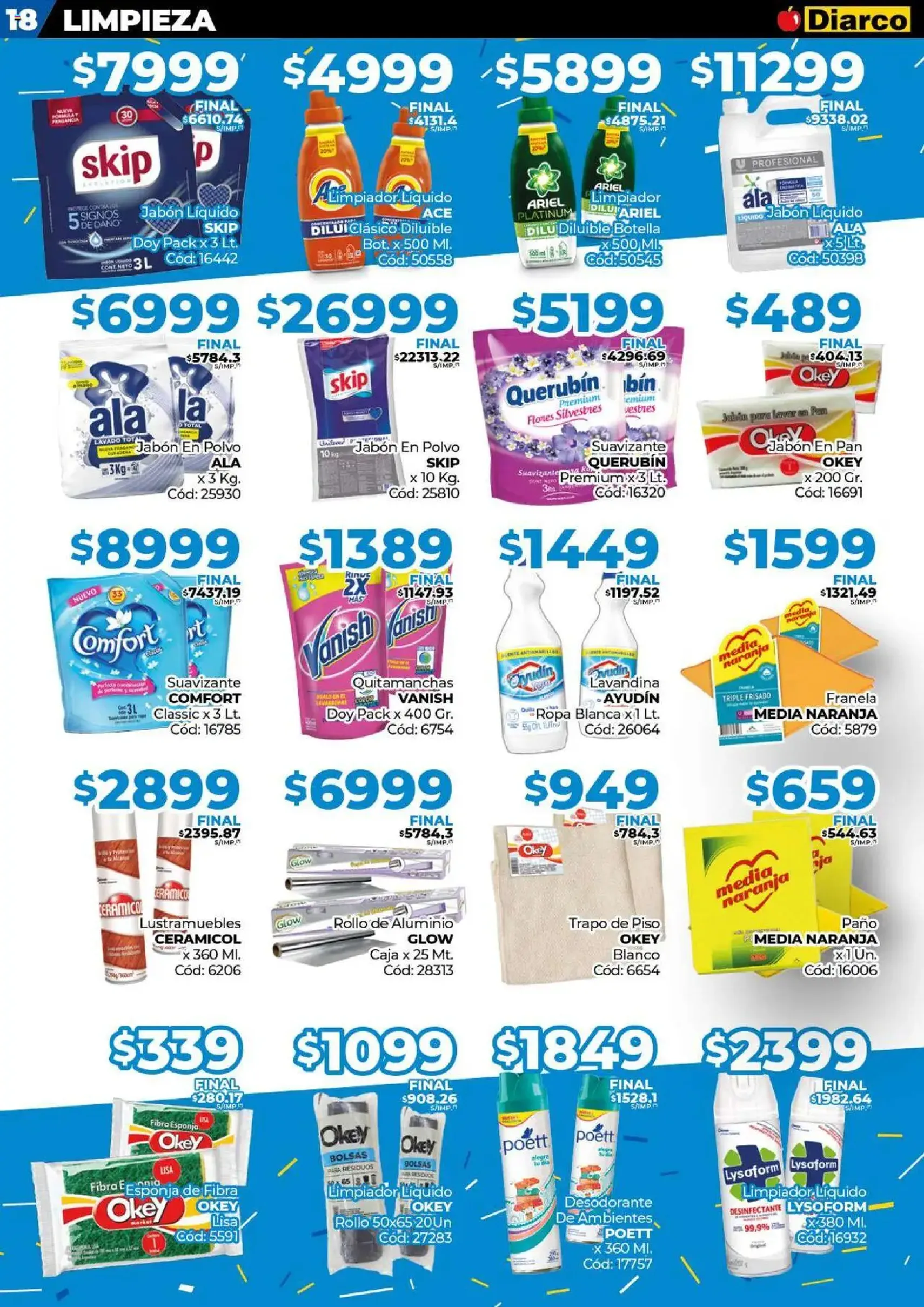 Diarco ofertas - folleto válido desde 04/08/2025 página 18 de 21