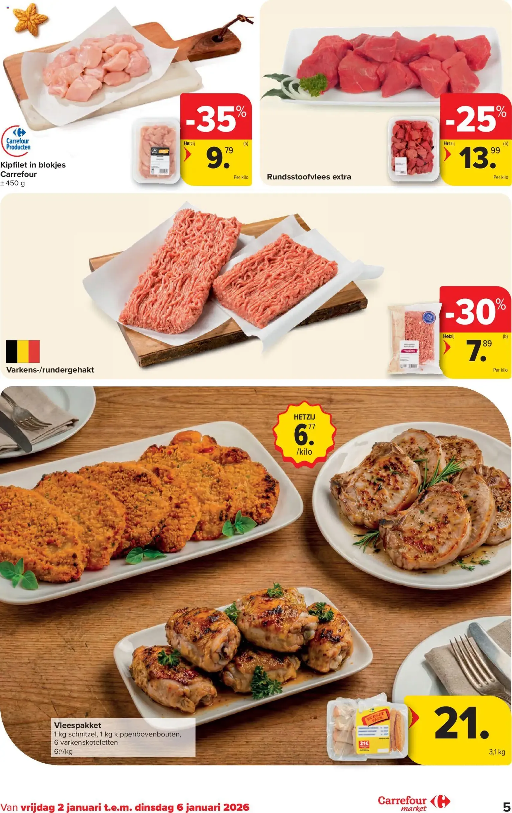 Carrefour market folder week 1 - geldige folder vanaf 02/01/2026 pagina 5 van 20