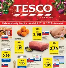 Tesco Hypermarket - leták - náhľad letáku platný od 12.11.2025