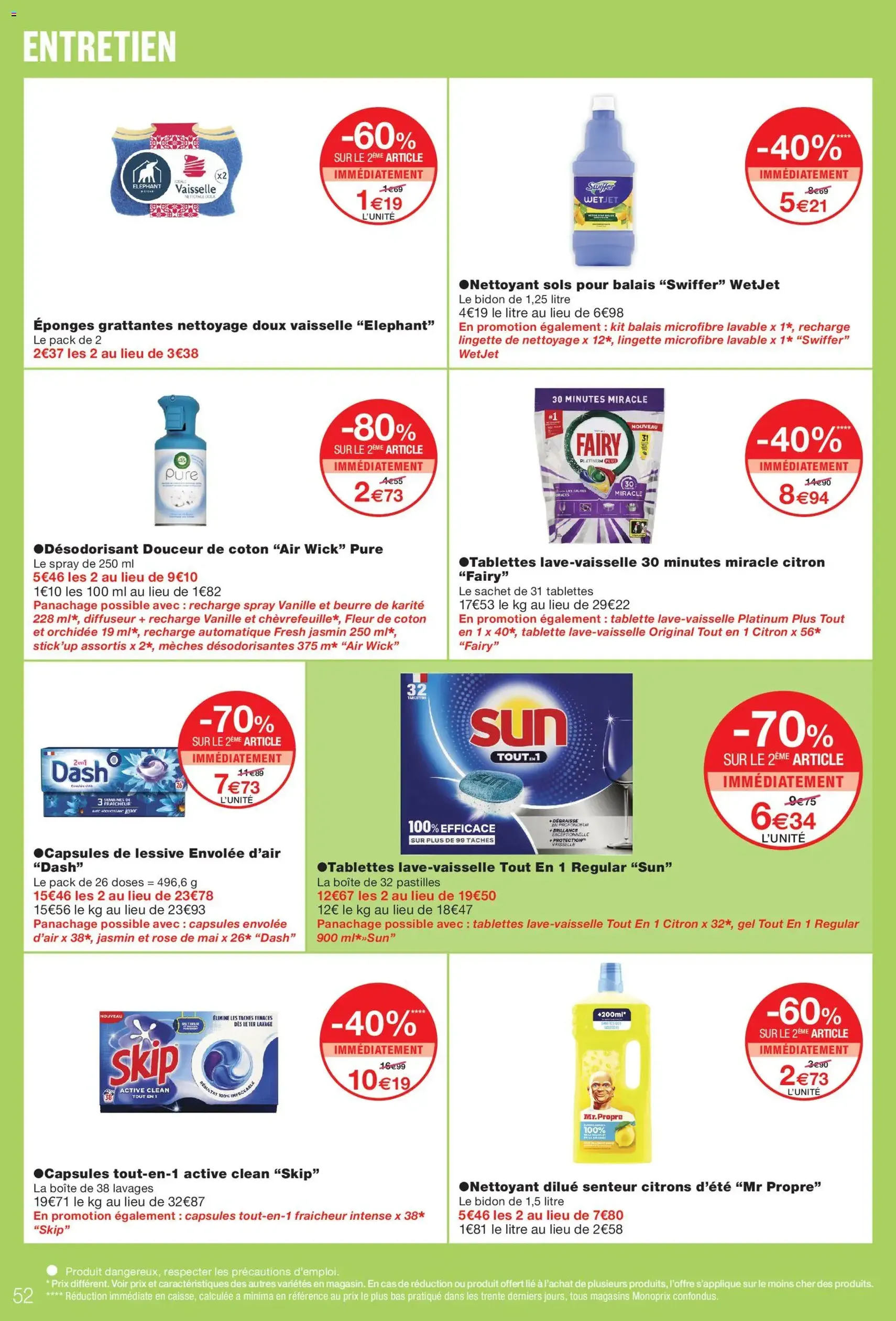 Monoprix catalogue - brochure valable à partir du 22/09/2026, page 52 sur 64