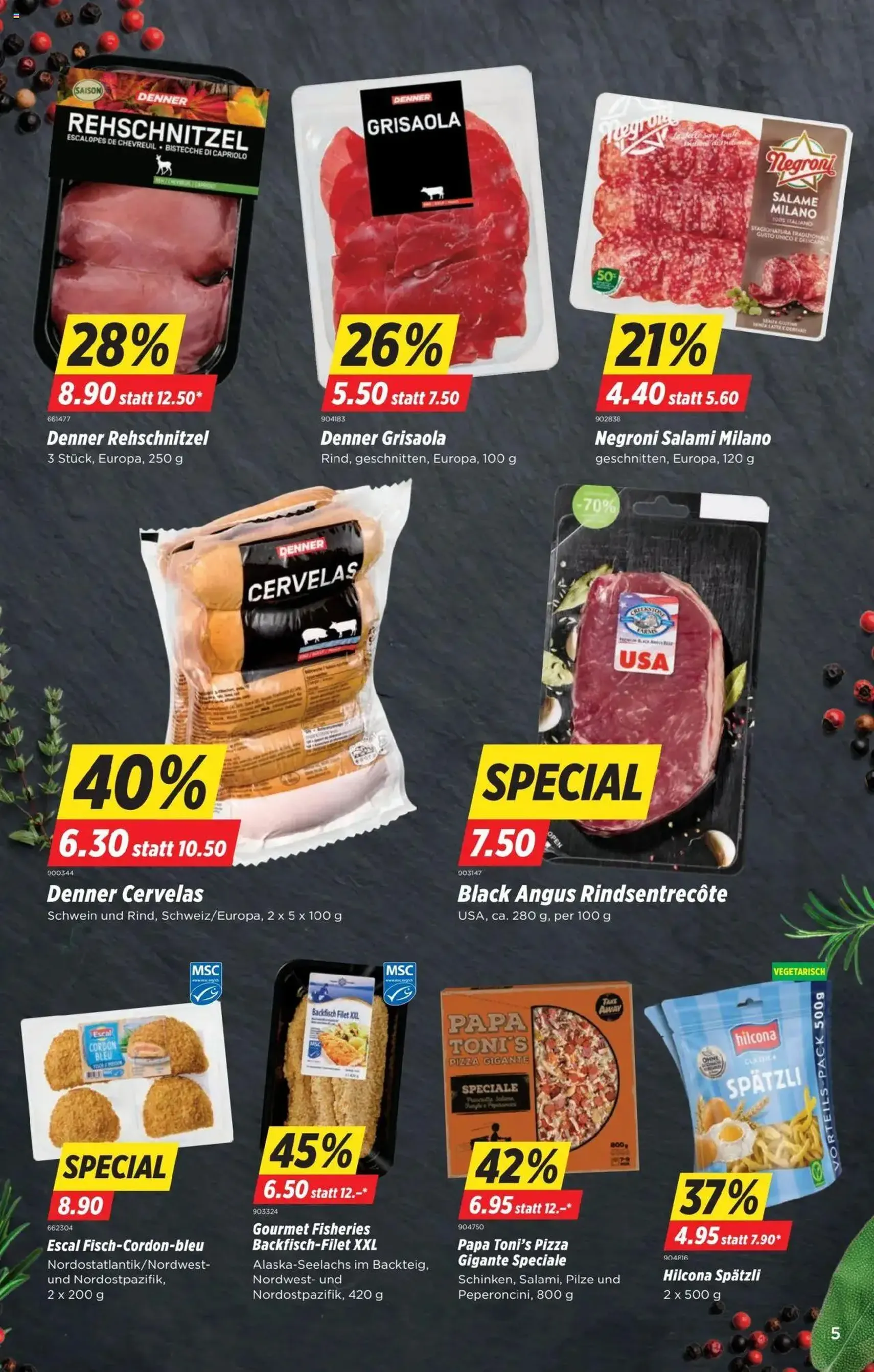 Denner Aktionen - Gültiger Prospekt ab 30.09.2025, Seite 5 von insgesamt 24