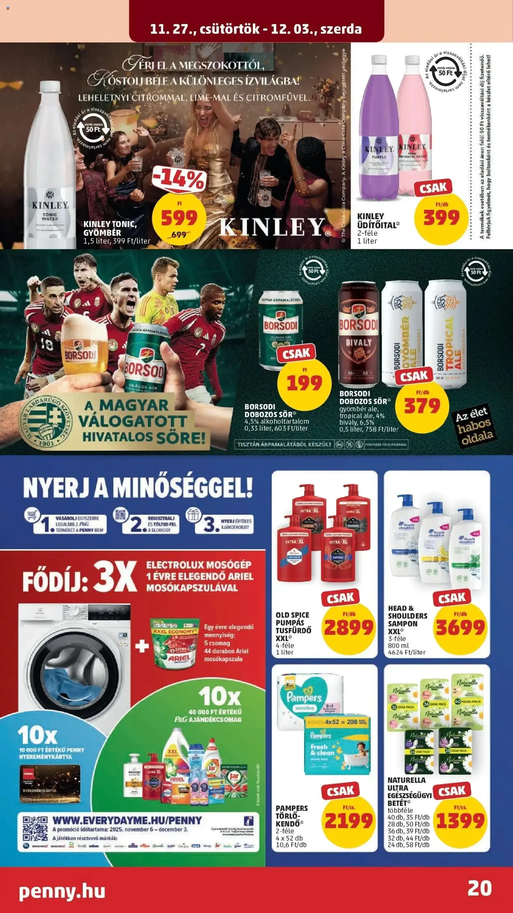 PENNY Akciós újság - 2025.11.27. érvényes szórólap 20 oldal 39 oldalból