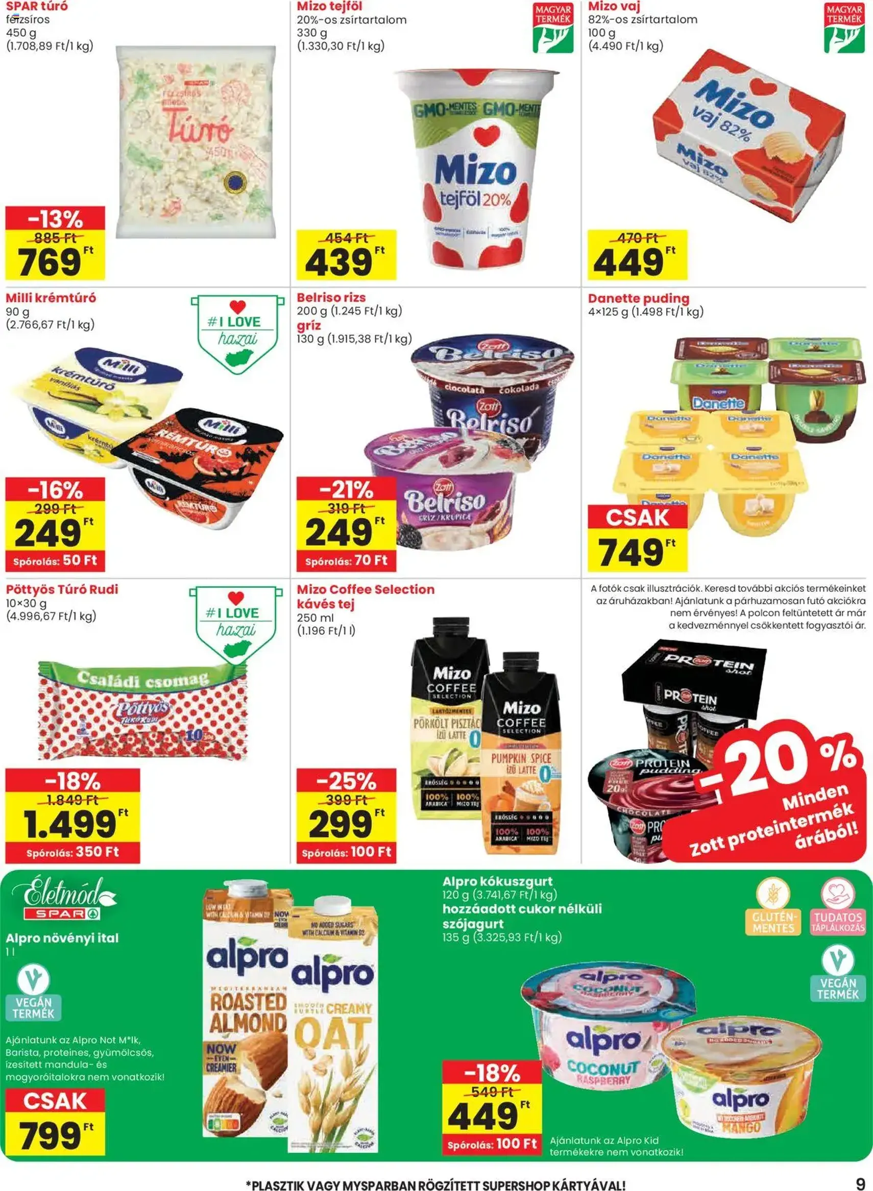 Spar Akciós újság - 2025.10.16. érvényes szórólap 9 oldal 20 oldalból Spar Akciós újság - 2025.10.16. érvényes szórólap 9 oldal 20 oldalból