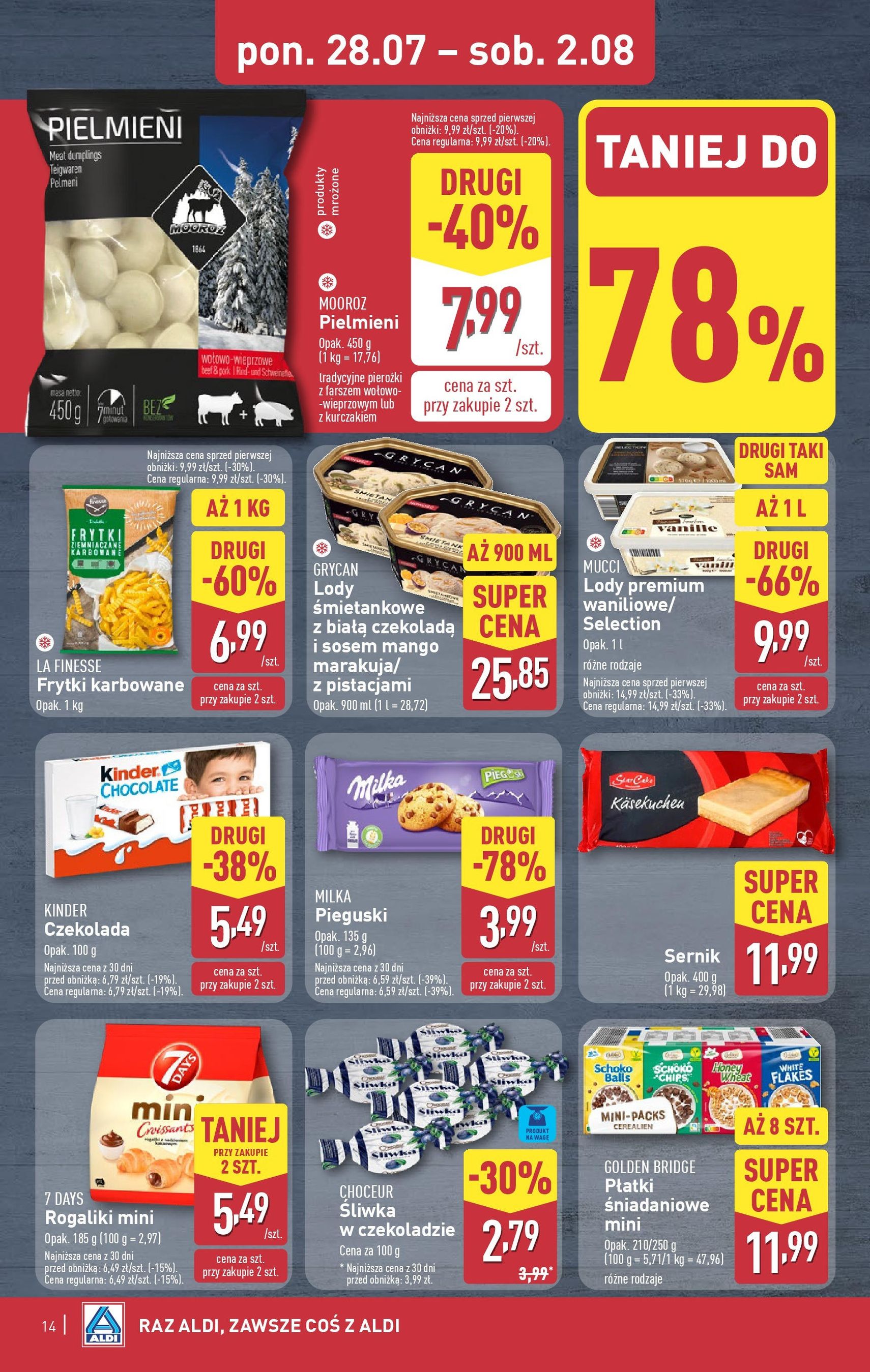 Aldi Gazetka - ważny gazetka od 28.07.2025 strona 14 z 42 Aldi Gazetka - ważny gazetka od 28.07.2025 strona 14 z 42
