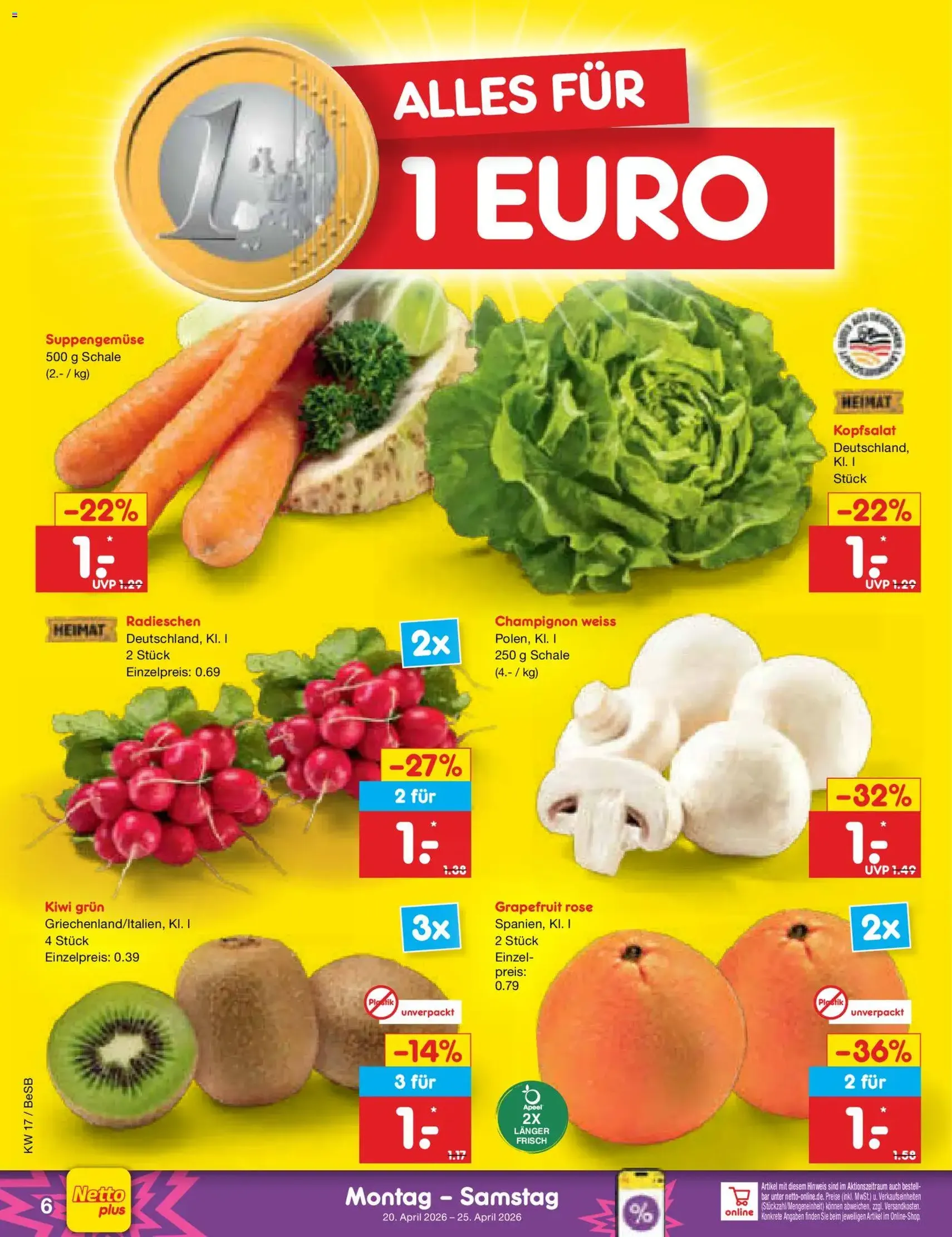 Netto Marken-Discount Prospekt - Gültiger Prospekt ab 20.04.2026, Seite 8 von insgesamt 61