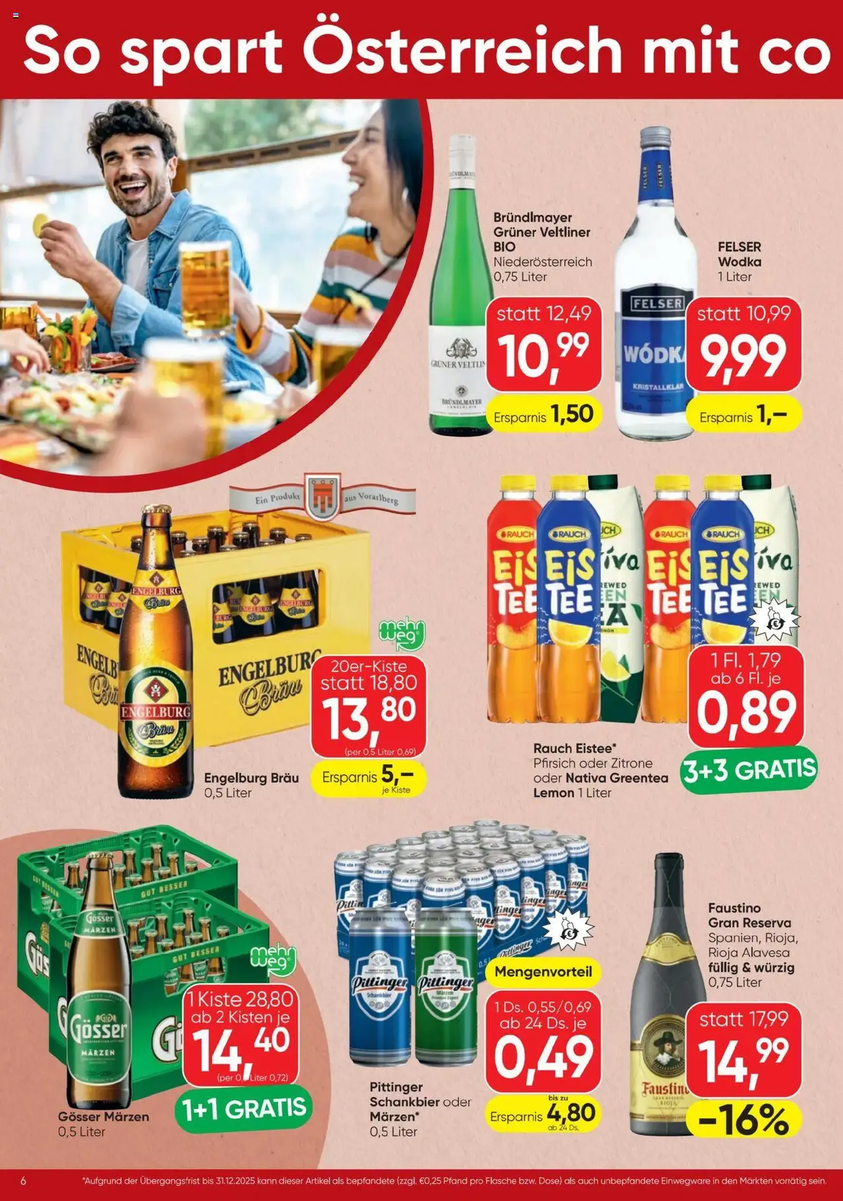 Spar Flugblatt - Gültiger Prospekt ab 21.08.2025, Seite 6 von insgesamt 16 Spar Flugblatt - Gültiger Prospekt ab 21.08.2025, Seite 6 von insgesamt 16