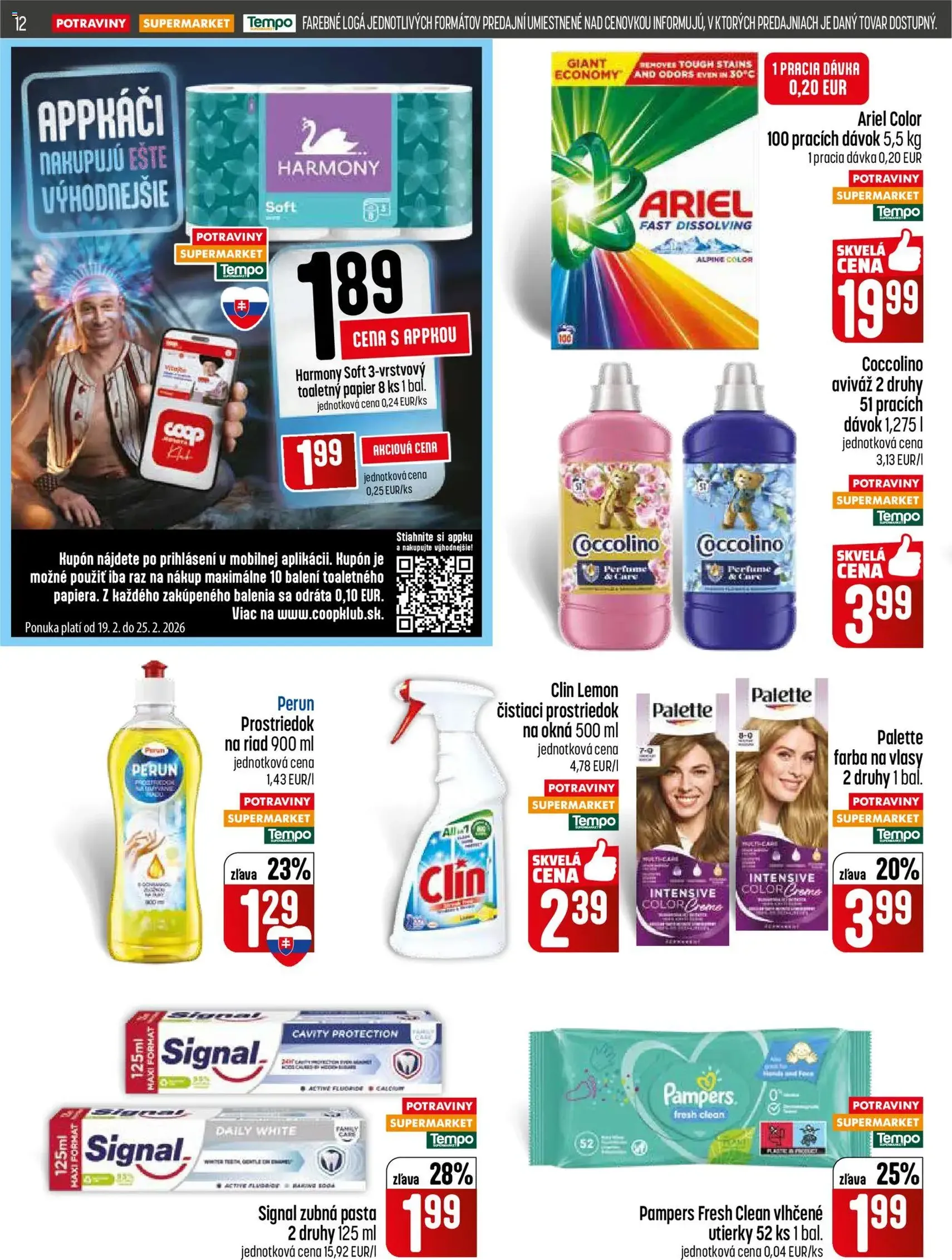 COOP Jednota leták - platný leták od 19.02.2026 strana 12 z 28