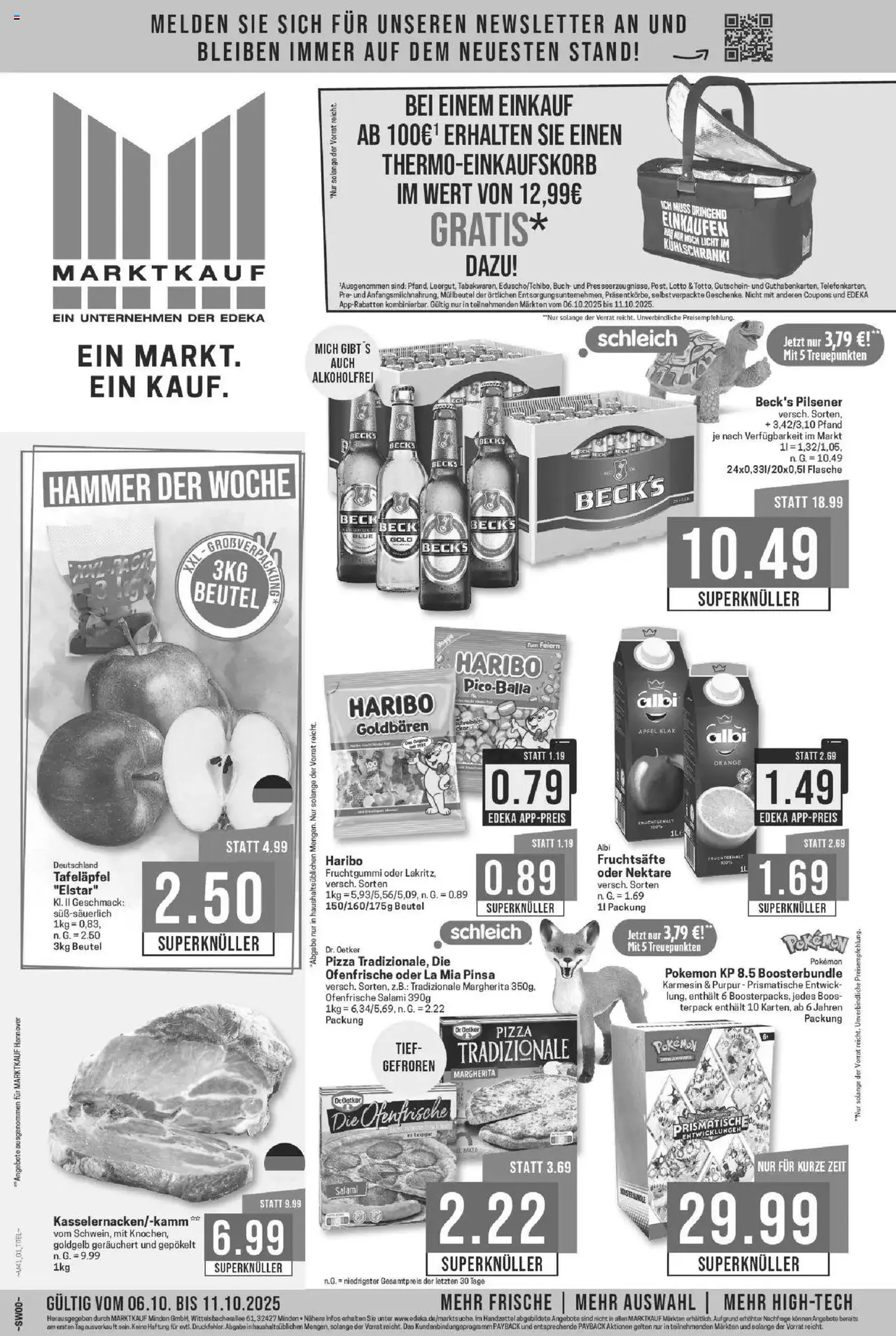 Marktkauf Prospekt - Gültiger Prospekt ab 06.10.2025, Seite 1 von insgesamt 30