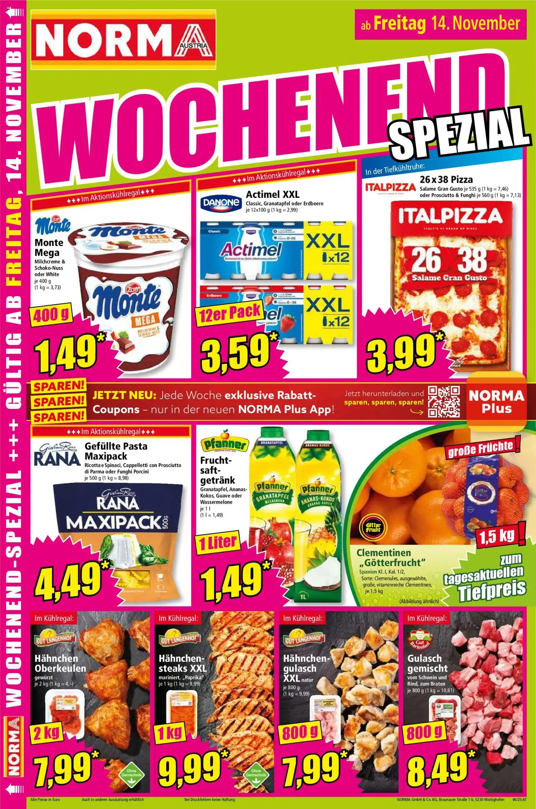 Norma Flugblatt - Gültiger Prospekt ab 10.11.2025, Seite 17 von insgesamt 19