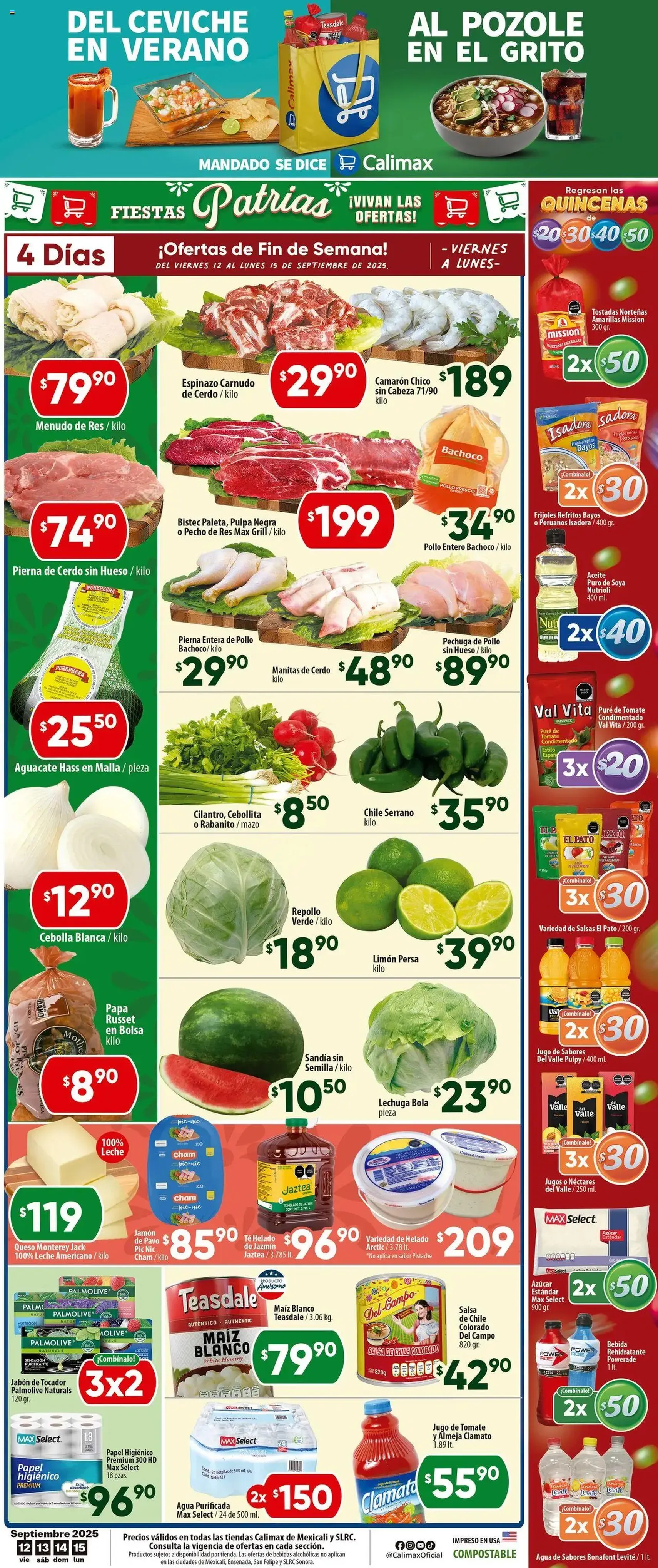 Calimax - Folleto Mexicali - folleto válido desde 12/09/2025 página 1 de 6 Calimax - Folleto Mexicali - folleto válido desde 12/09/2025 página 1 de 6