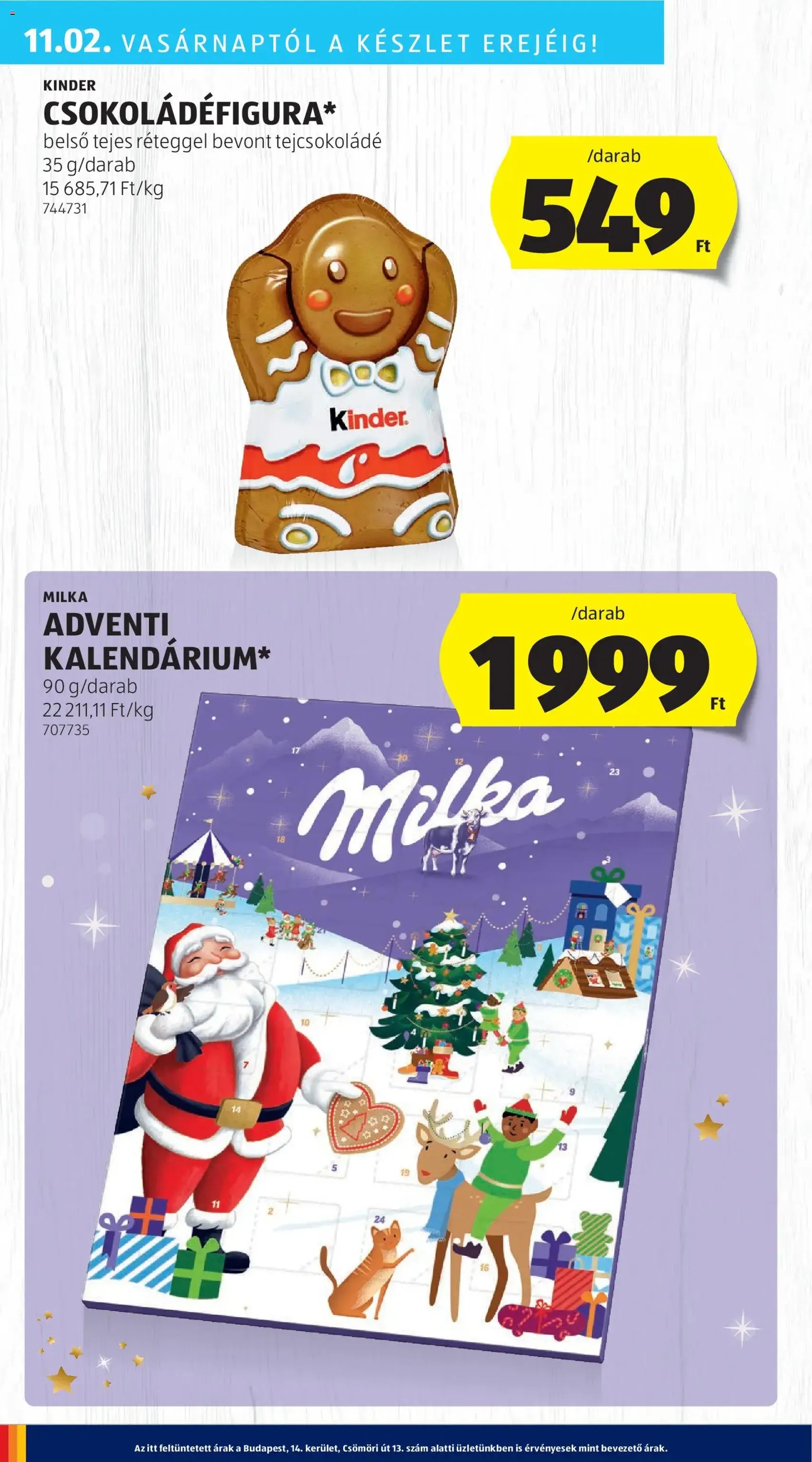 Aldi Akciós újság - 2025.10.30. érvényes szórólap 6 oldal 55 oldalból Aldi Akciós újság - 2025.10.30. érvényes szórólap 6 oldal 55 oldalból