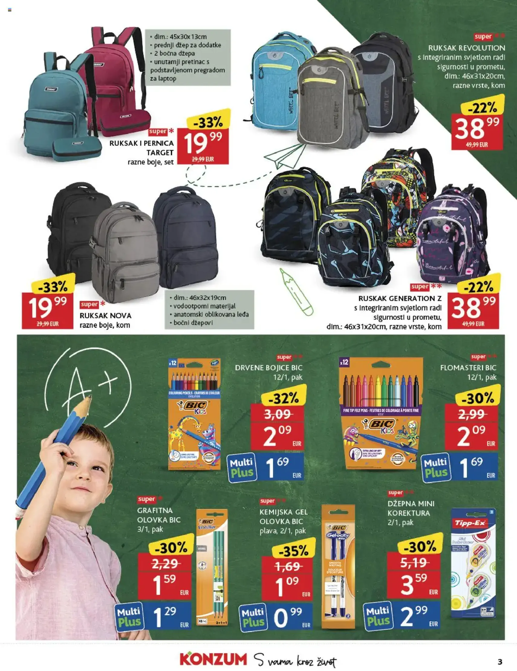 Konzum HR Akciós újság - 2025.08.20. érvényes szórólap 3 oldal 38 oldalból