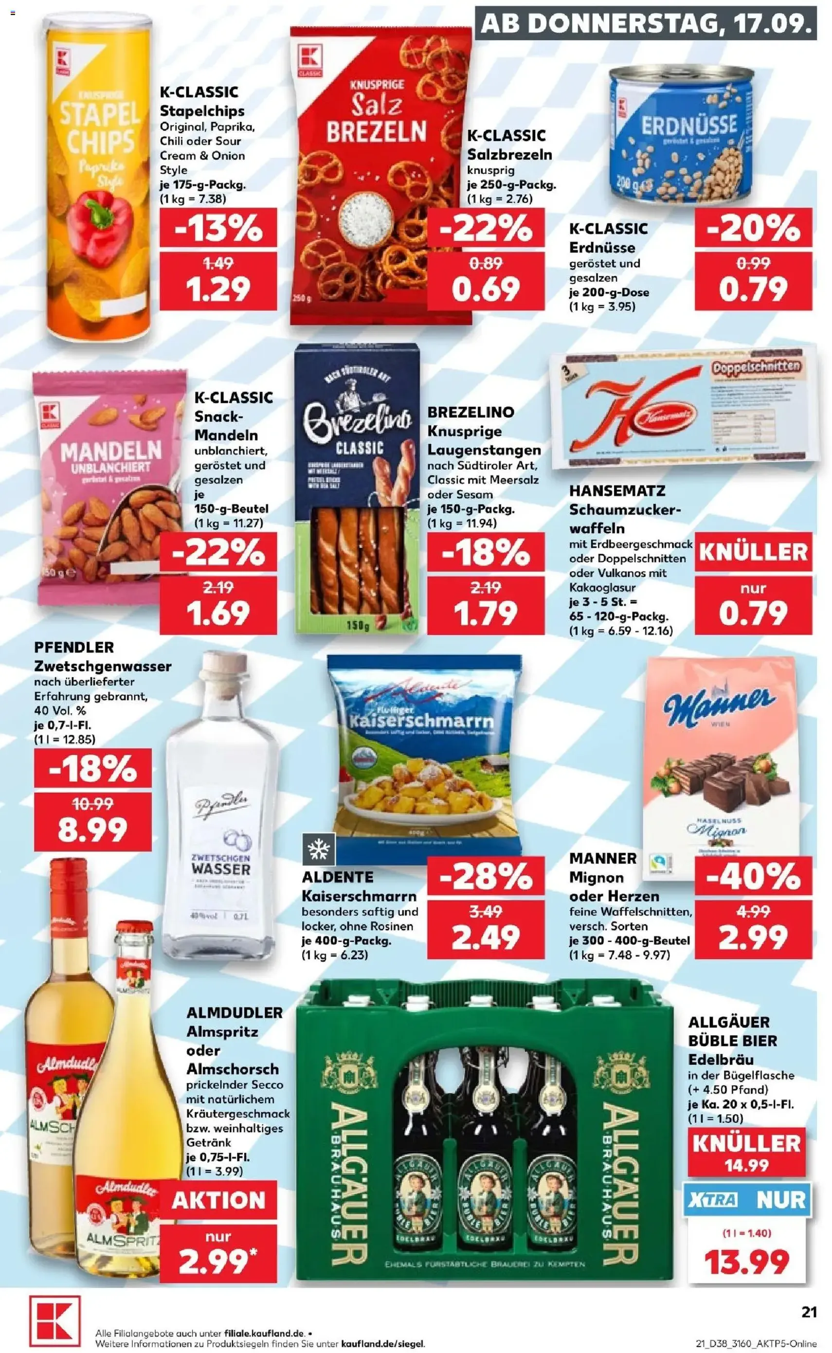 Kaufland Prospekt - Gültiger Prospekt ab 17.09.2026, Seite 21 von insgesamt 66