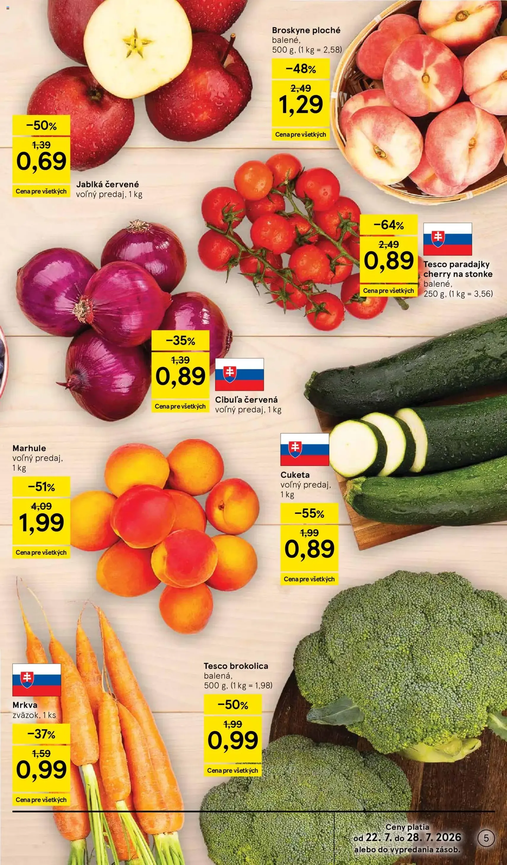 Tesco Hypermarket - leták - platný leták od 22.07.2026 strana 5 z 50