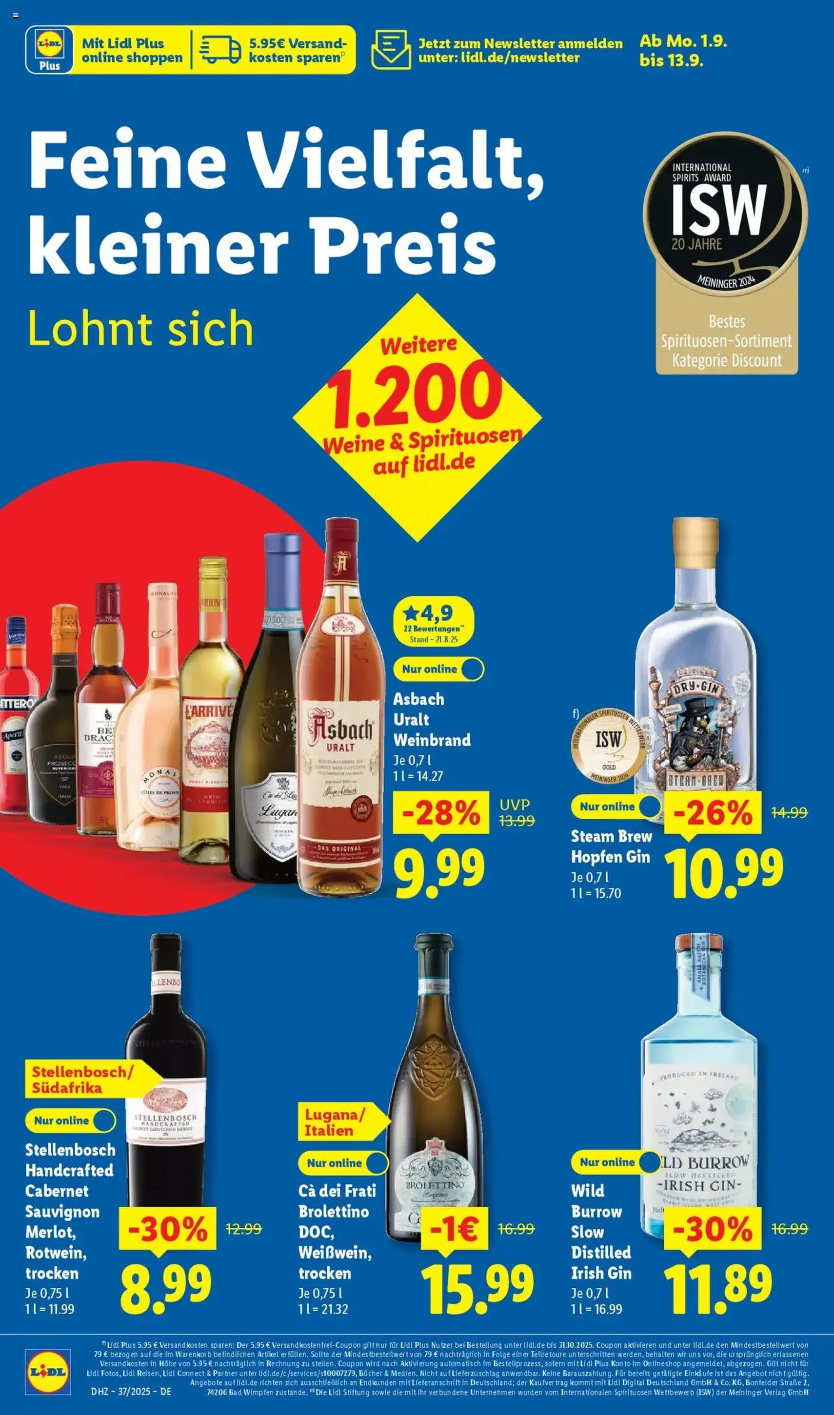 Lidl Prospekt - Gültiger Prospekt ab 08.09.2025, Seite 52 von insgesamt 67 Lidl Prospekt - Gültiger Prospekt ab 08.09.2025, Seite 52 von insgesamt 67