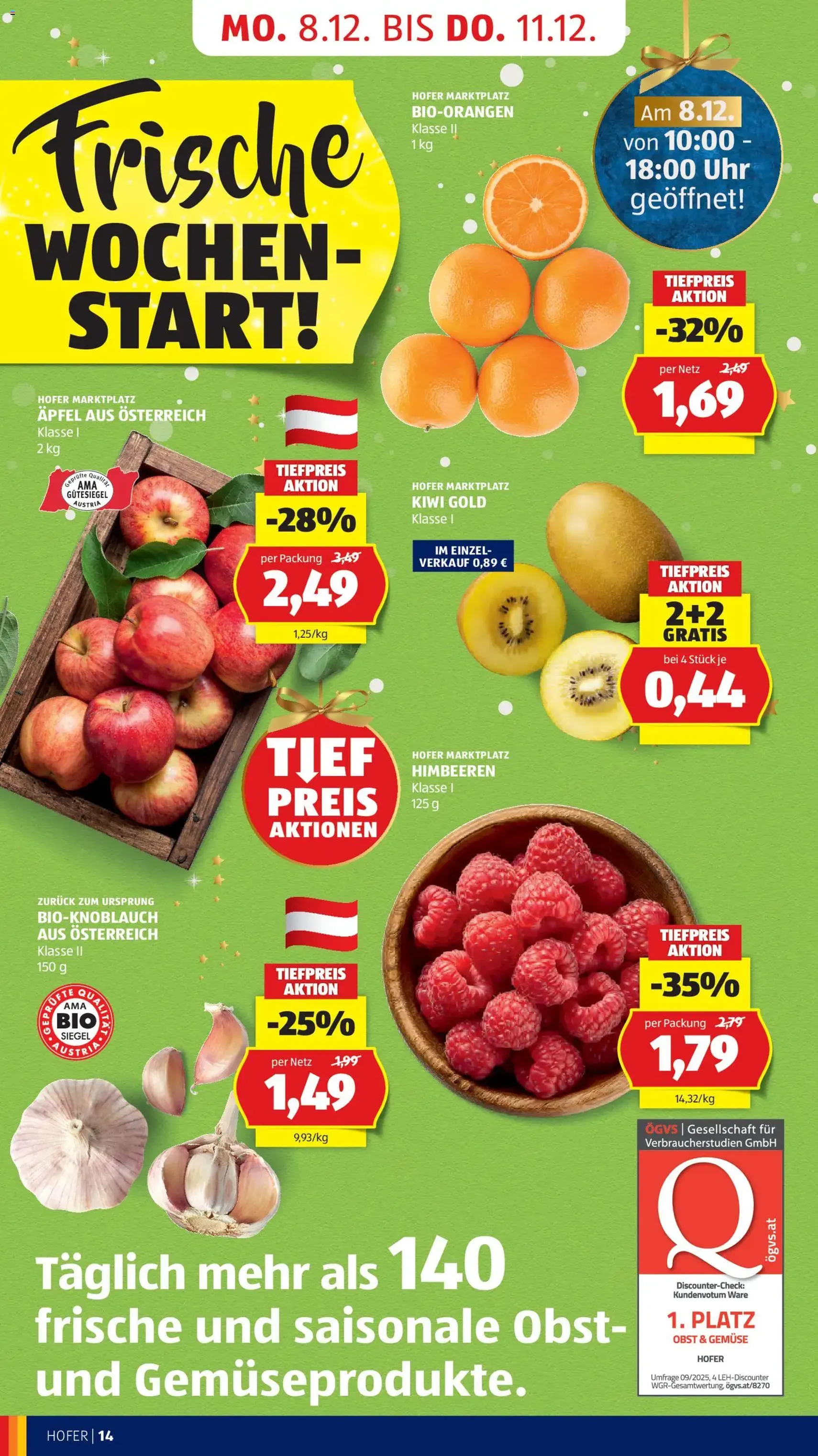 Hofer Flugblatt - Gültiger Prospekt ab 05.12.2025, Seite 20 von insgesamt 60