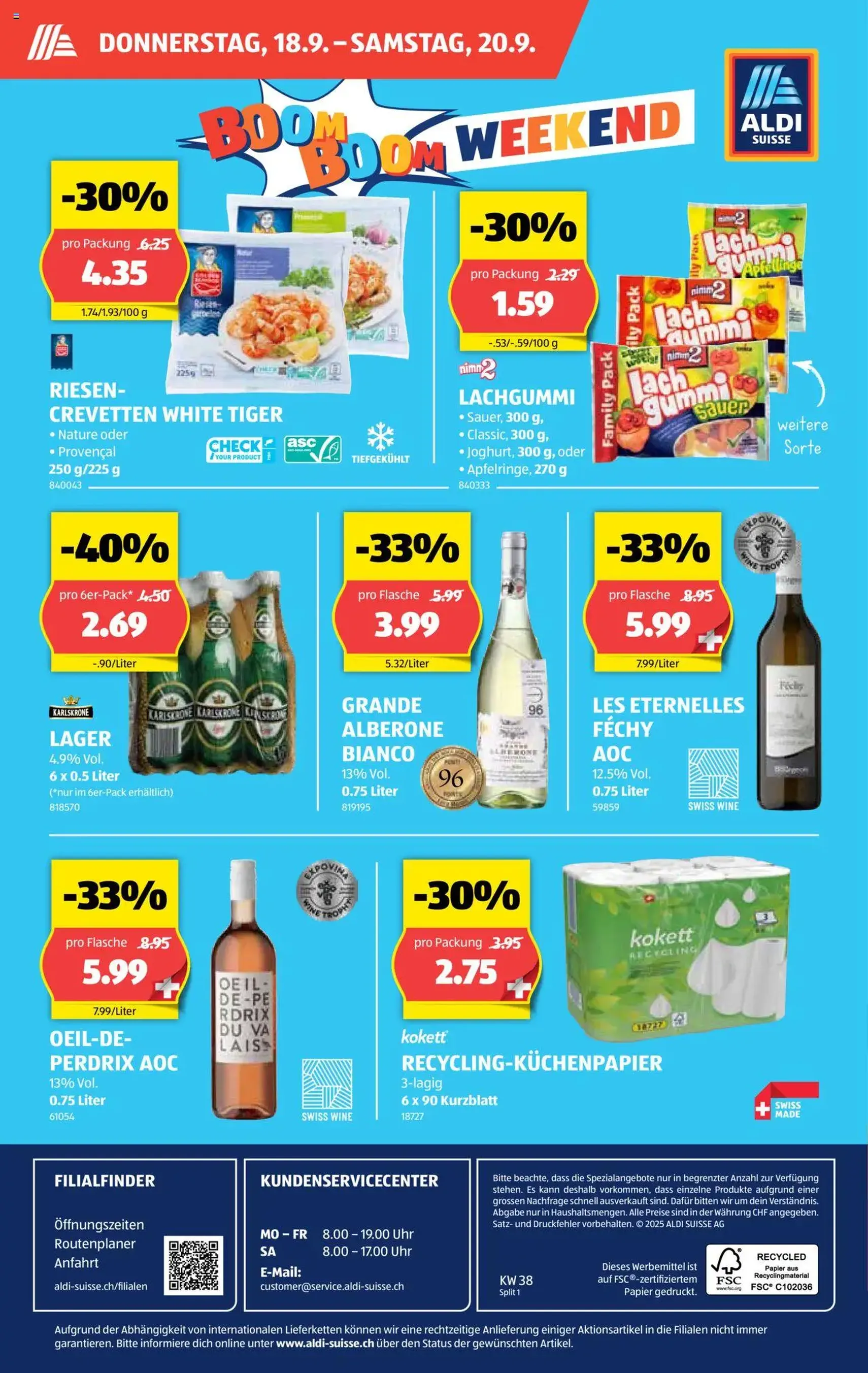 Aldi Aktionen - Gültiger Prospekt ab 18.09.2025, Seite 2 von insgesamt 32