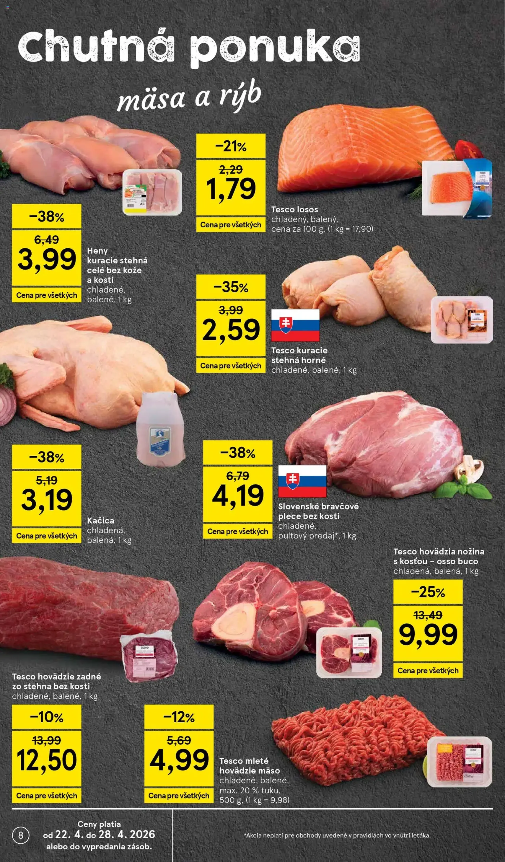 Tesco Hypermarket - leták - platný leták od 22.04.2026 strana 8 z 45