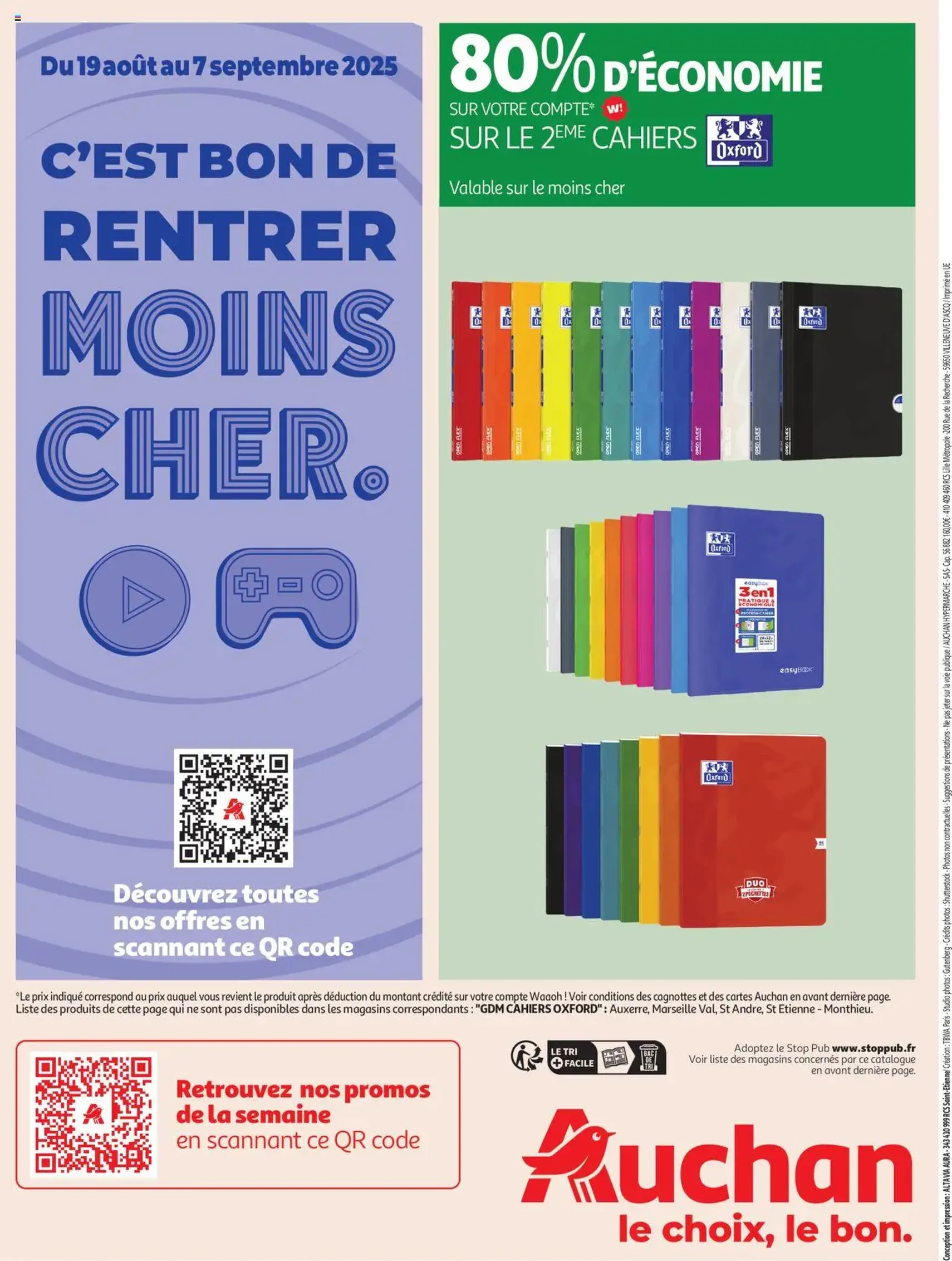Auchan prospectus - brochure valable à partir du 26/08/2025, page 52 sur 54 Auchan prospectus - brochure valable à partir du 26/08/2025, page 52 sur 54
