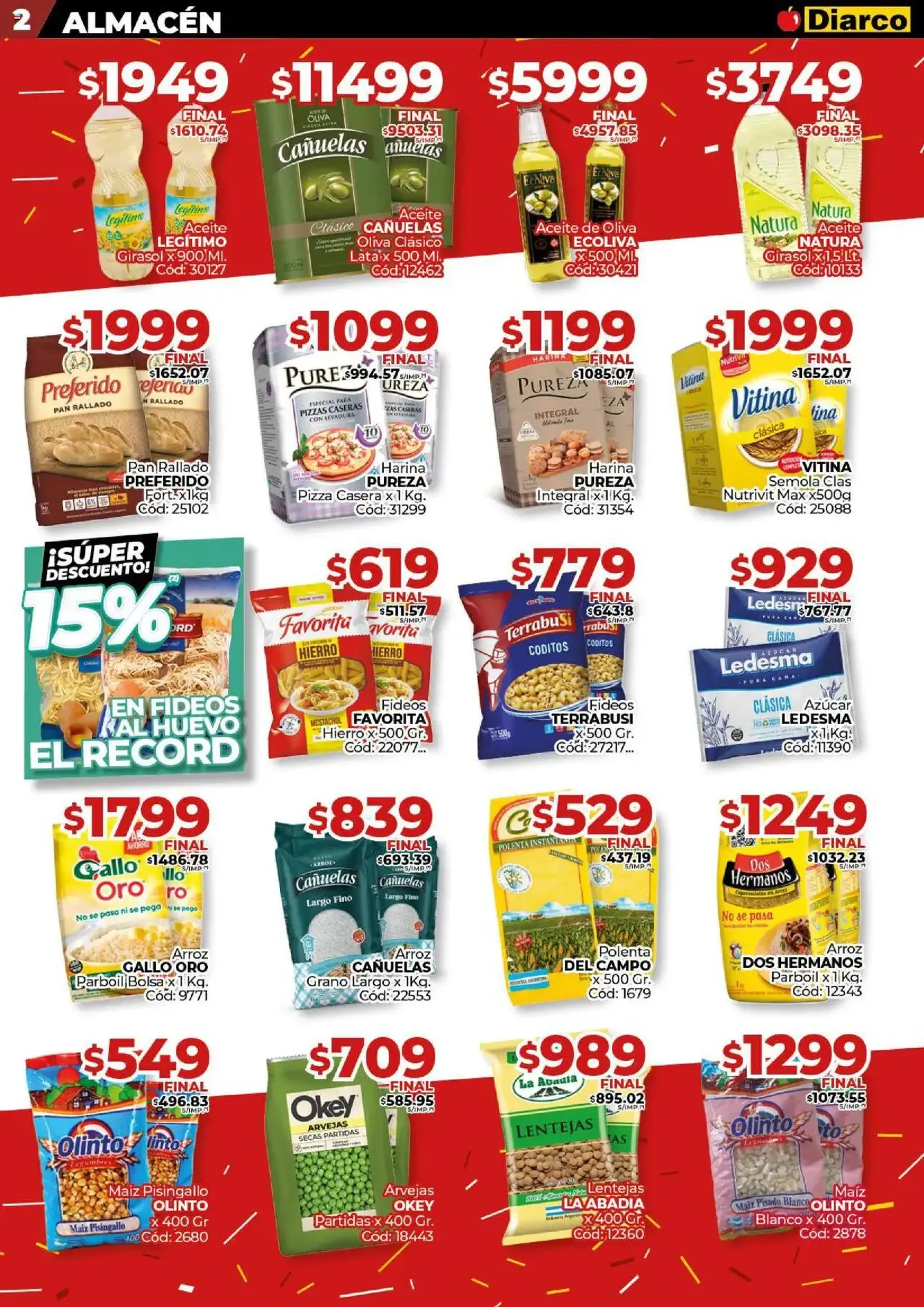 Diarco ofertas - folleto válido desde 25/08/2025 página 2 de 22