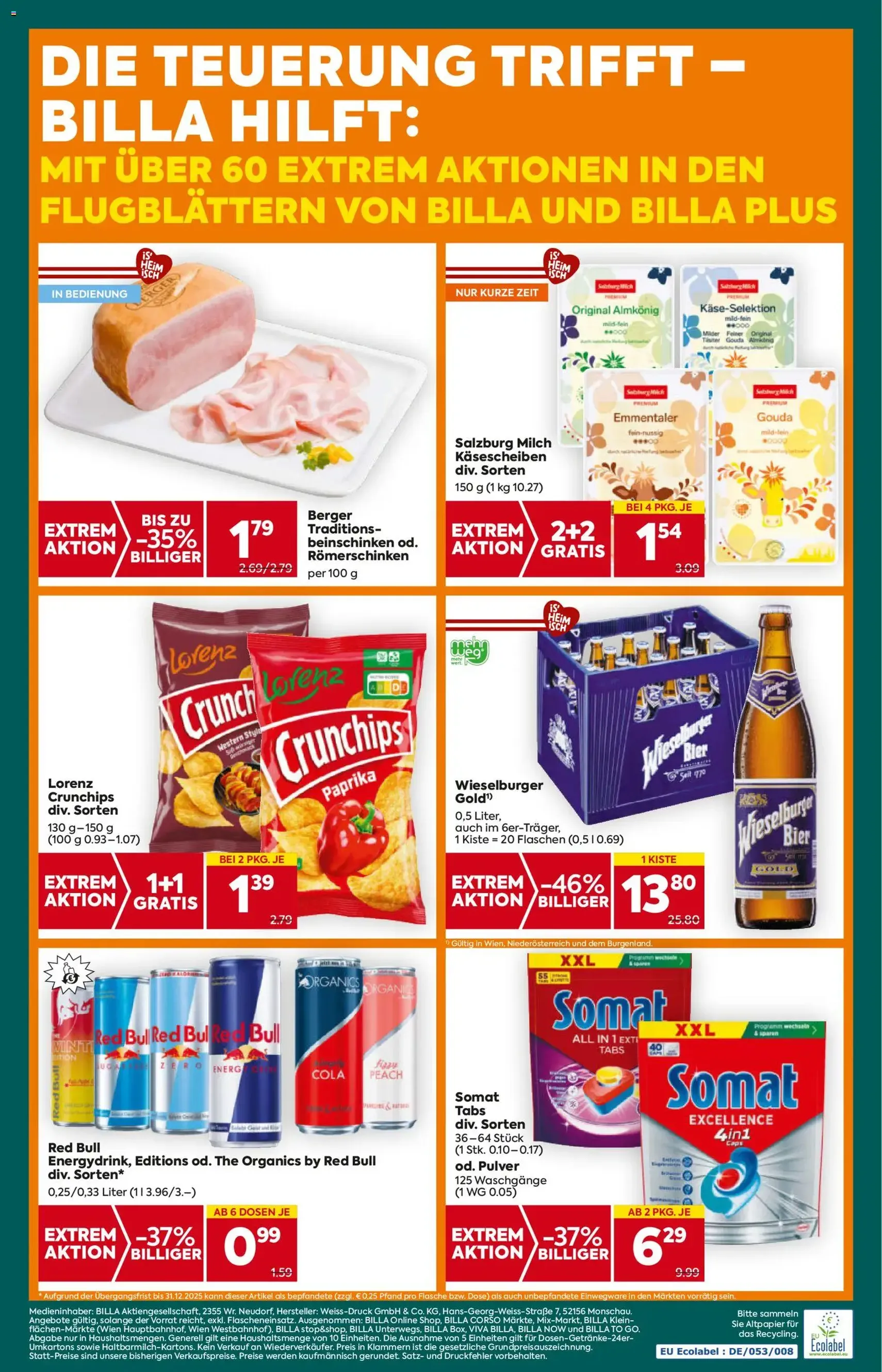 Billa Plus Flugblatt - Gültiger Prospekt ab 30.10.2025, Seite 20 von insgesamt 22
