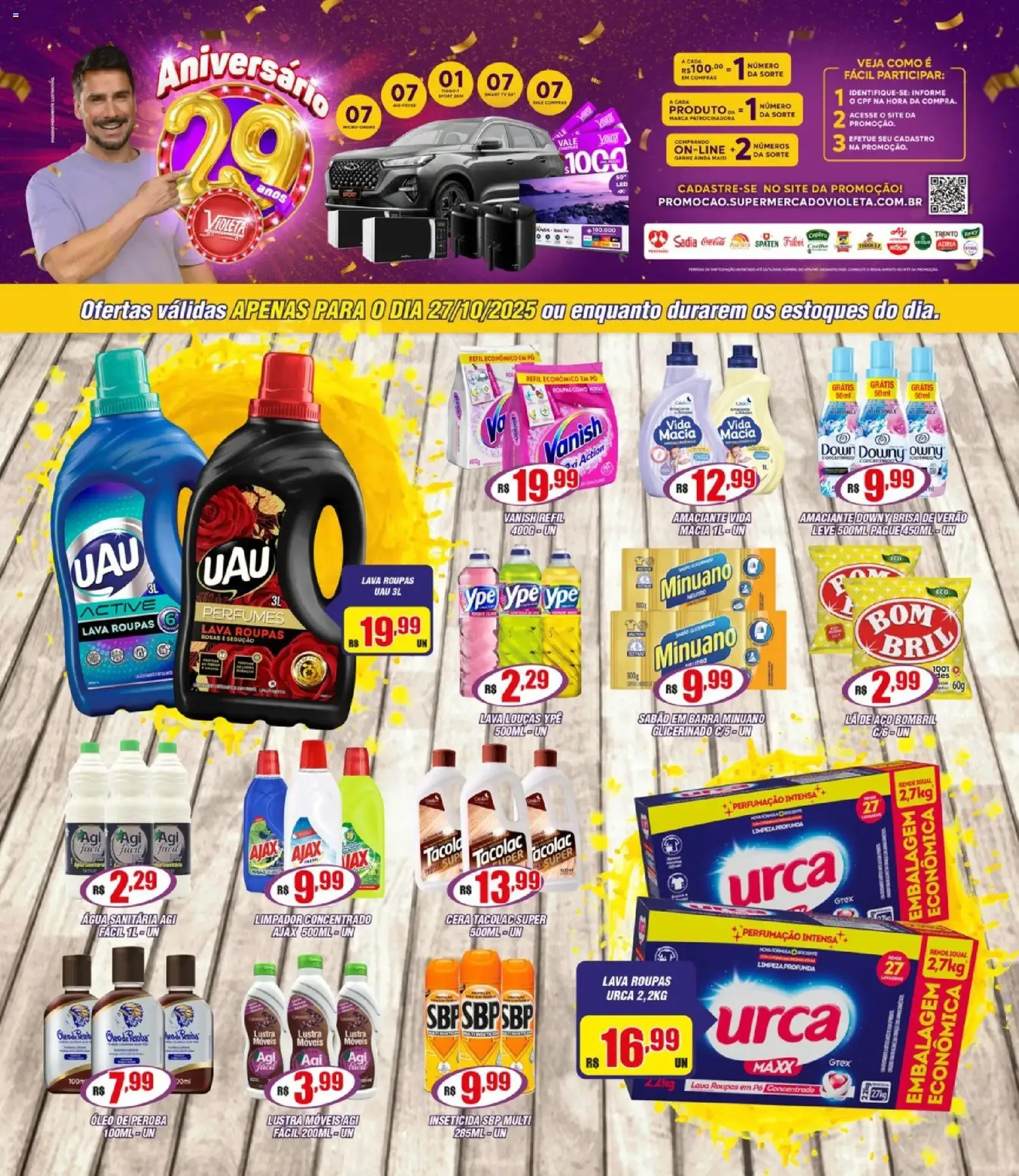 Violeta Supermercados - Ofertas da semana - folheto válido a partir de 27/10/2025 página 1 de 2