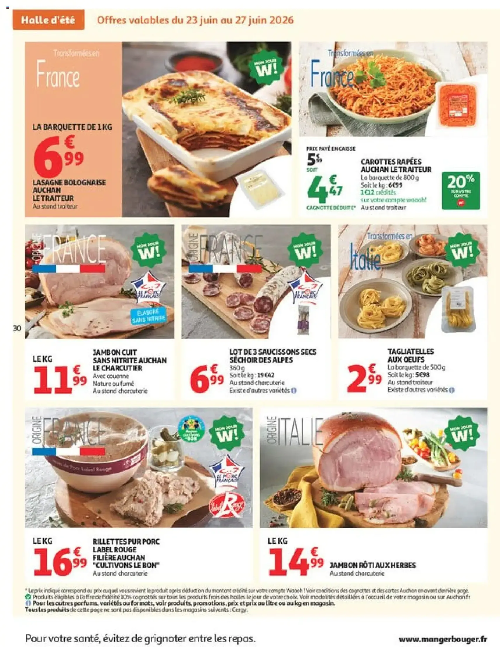 Auchan prospectus - brochure valable à partir du 23/06/2026, page 30 sur 42