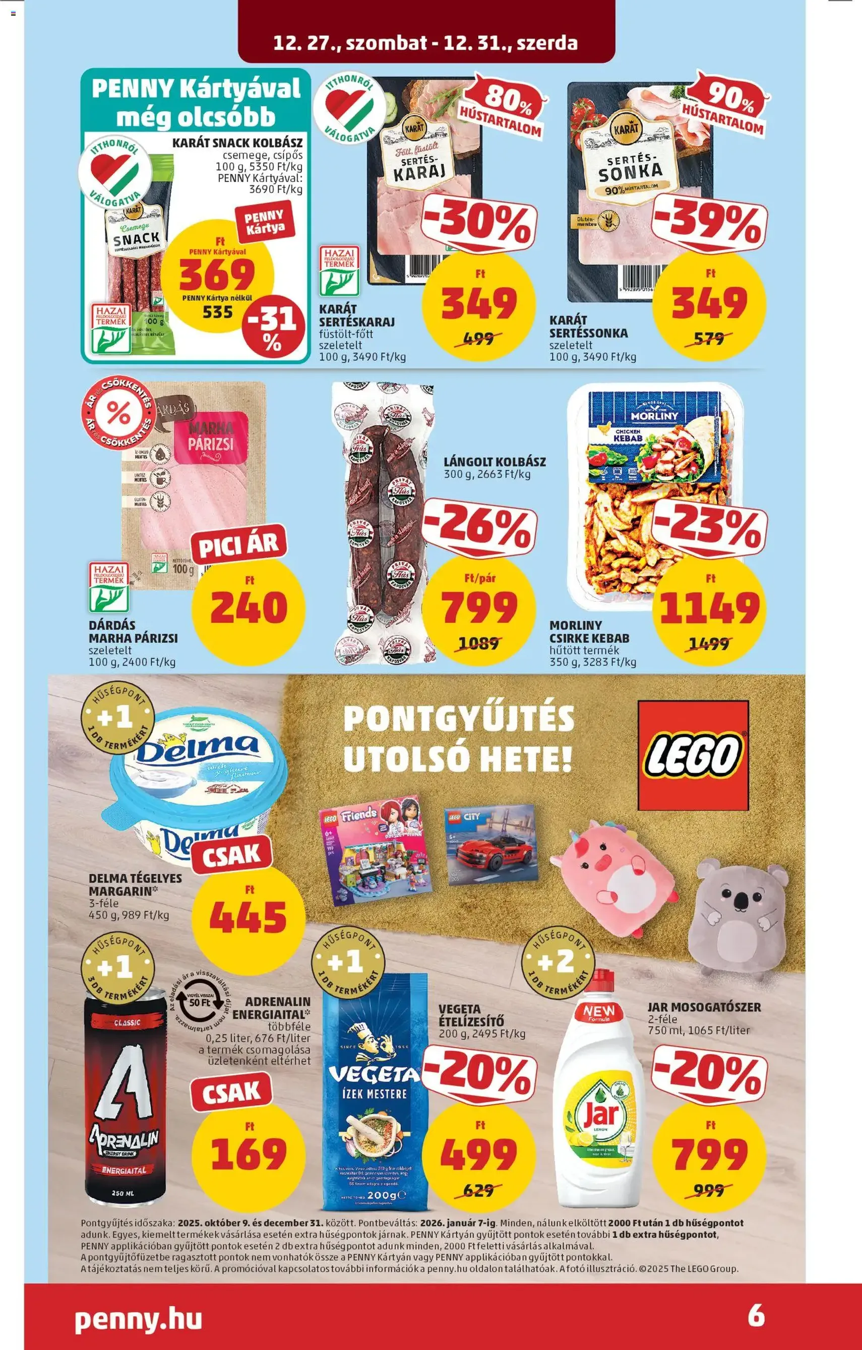 PENNY Akciós újság - 2025.12.27. érvényes szórólap 8 oldal 30 oldalból
