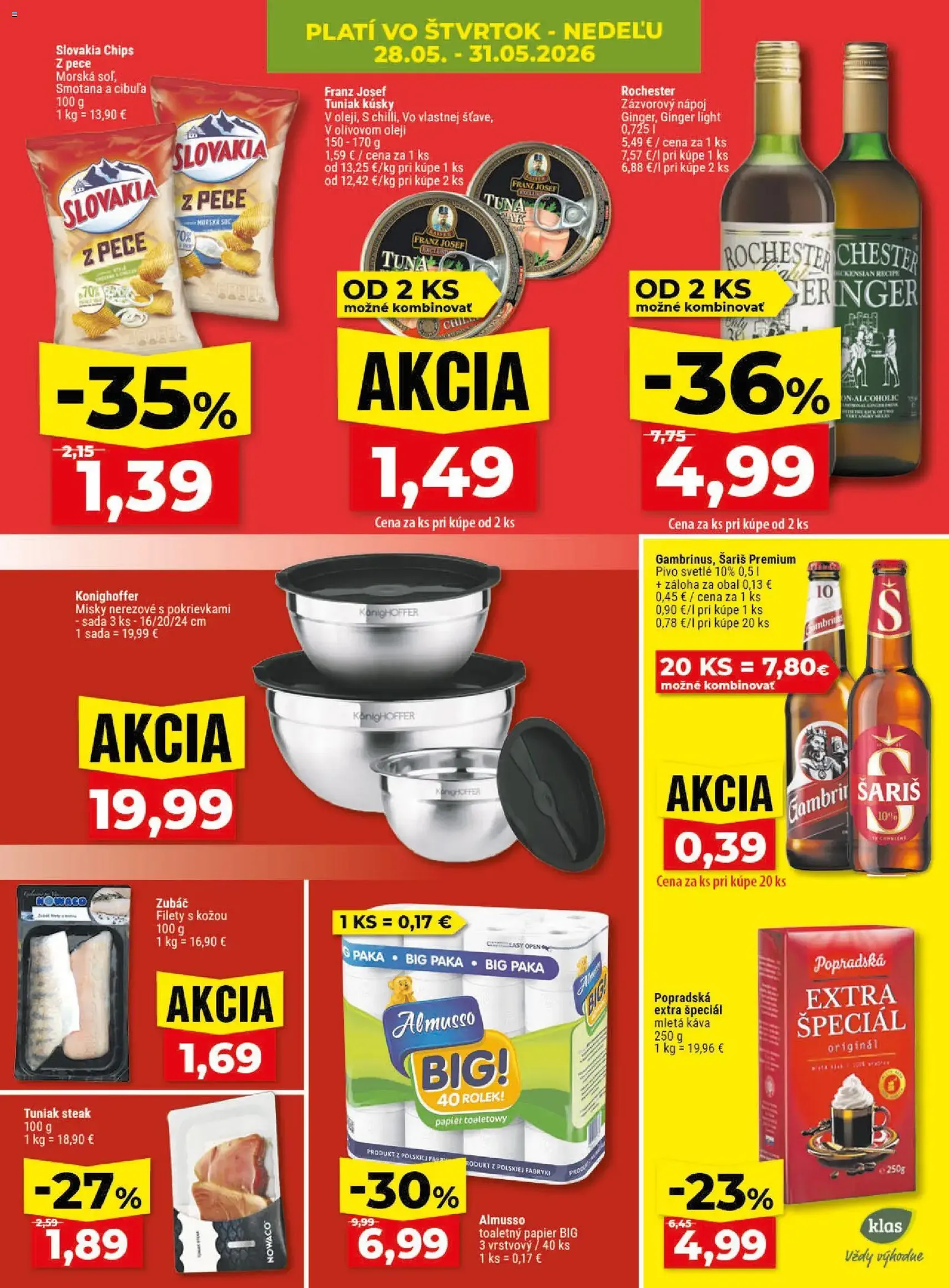 Klas leták - platný leták od 25.05.2026 strana 28 z 29