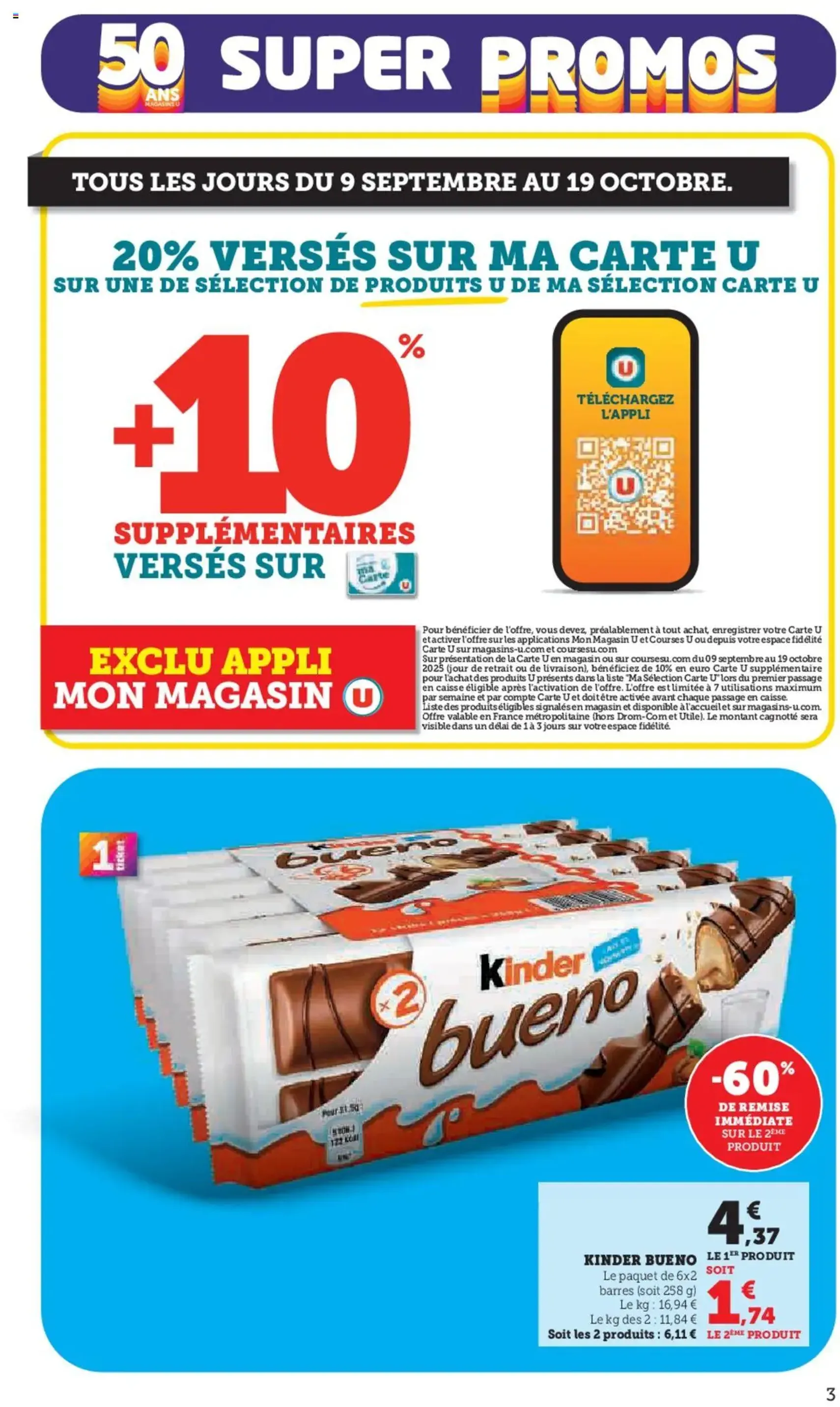 Hyper U catalogue - brochure valable à partir du 16/09/2025, page 3 sur 44 Hyper U catalogue - brochure valable à partir du 16/09/2025, page 3 sur 44
