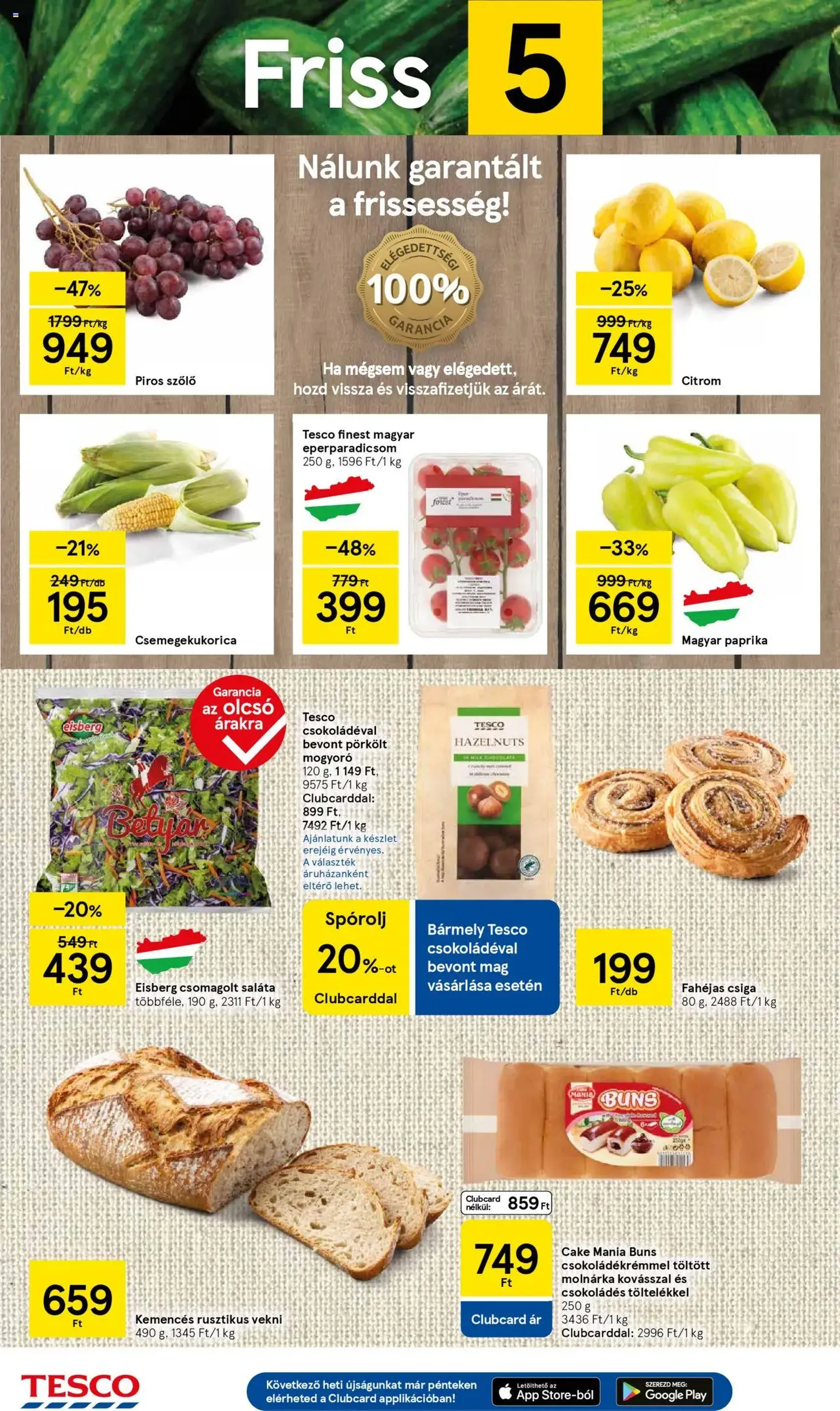 Tesco Hipermarket - Akciós újság - 2025.08.28. érvényes szórólap 2 oldal 32 oldalból Tesco Hipermarket - Akciós újság - 2025.08.28. érvényes szórólap 2 oldal 32 oldalból