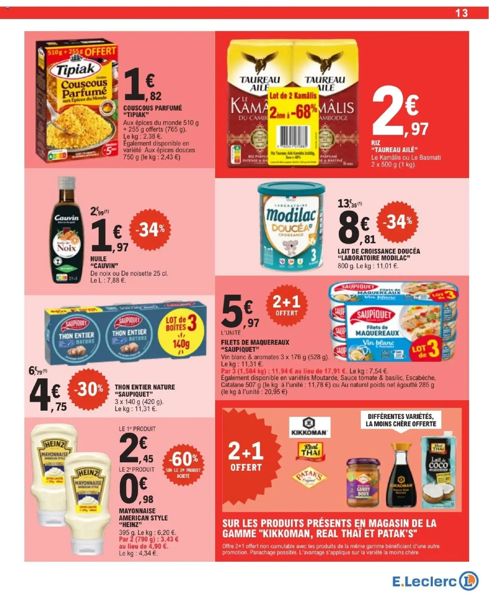 E.Leclerc catalogue semaine 11 - brochure valable à partir du 10/03/2026, page 13 sur 56