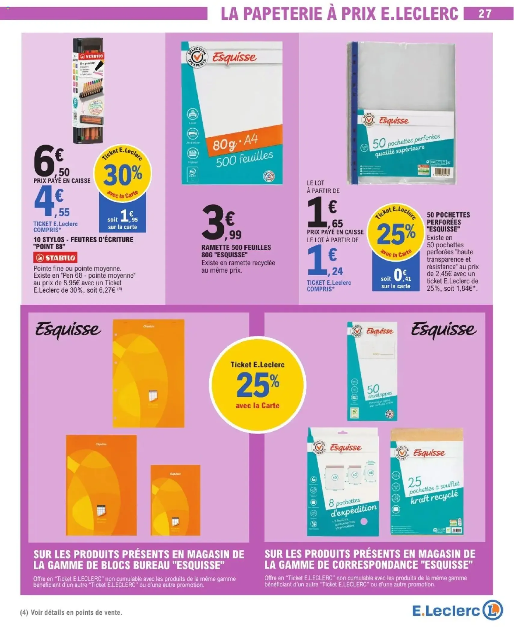 E.Leclerc catalogue de la semaine 18 - brochure valable à partir du 28/04/2026, page 27 sur 32