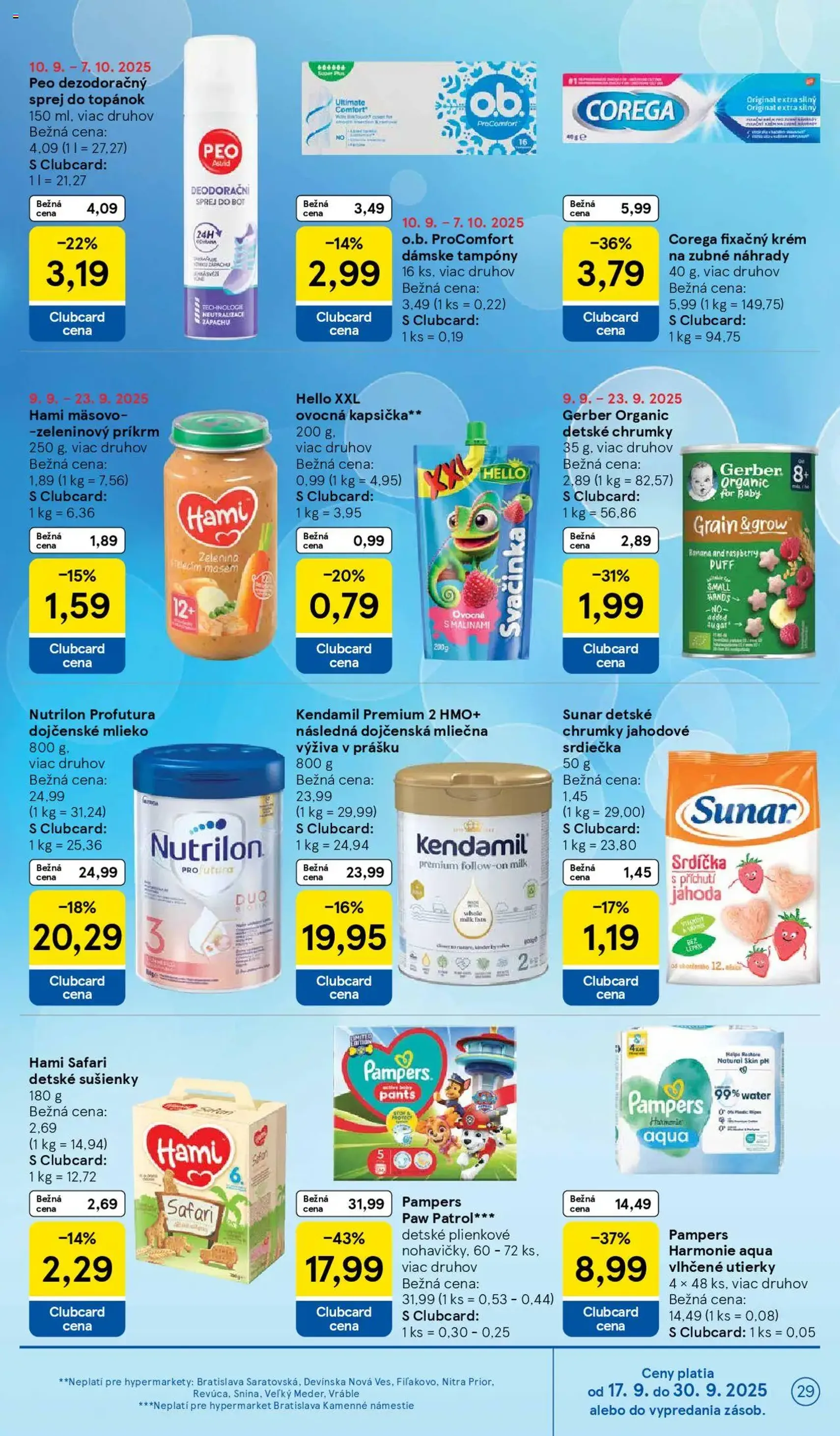 Tesco Hypermarket - leták - platný leták od 17.09.2025 strana 29 z 35