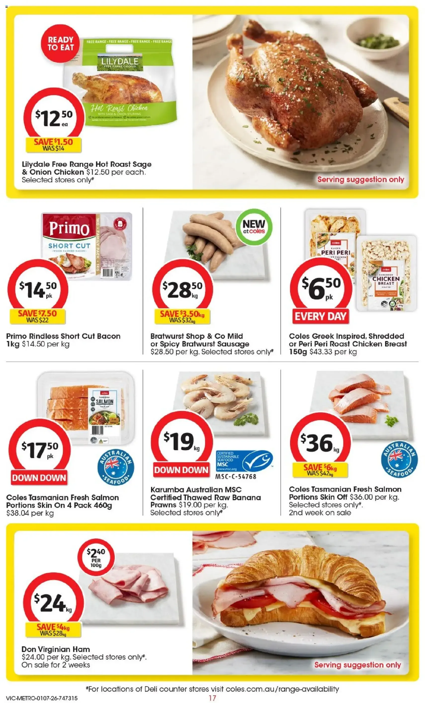 Coles catalogue - valid flyer from 01/07/2026, page 17 of 46
