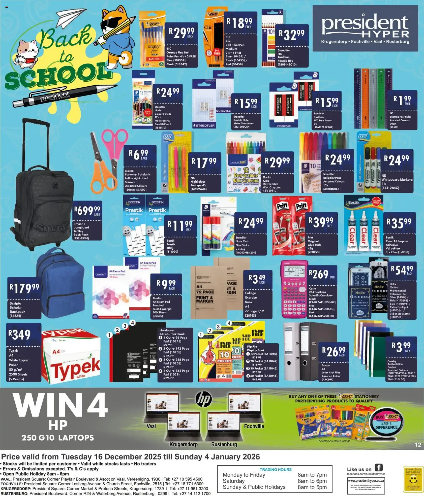 President Hyper Specials - valid flyer from 16/12/2025, page 10 of 10