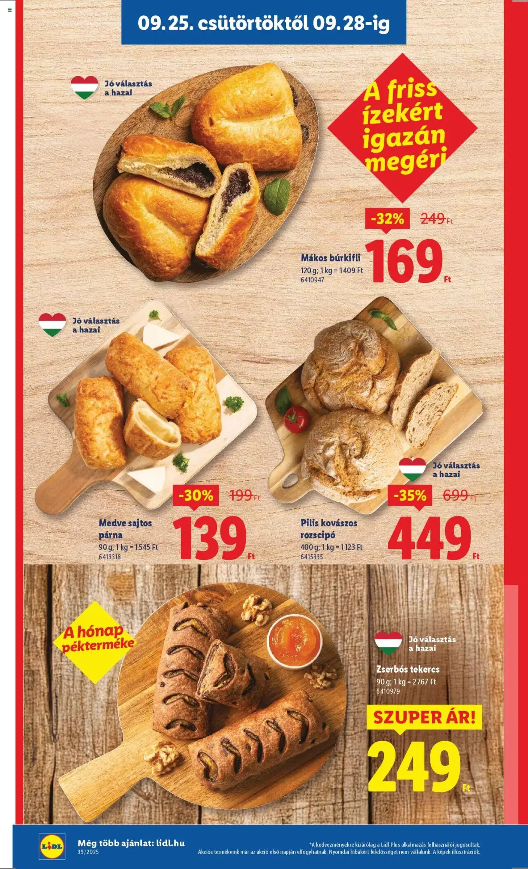Lidl Akciós újság - 2025.09.25. érvényes szórólap 12 oldal 68 oldalból Lidl Akciós újság - 2025.09.25. érvényes szórólap 12 oldal 68 oldalból